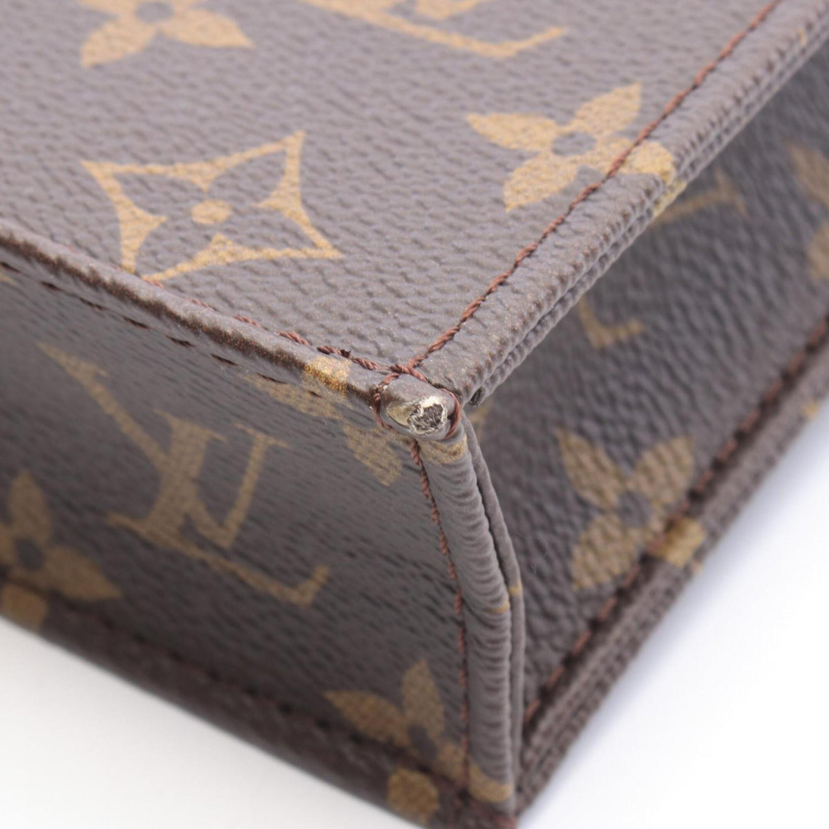Louis Vuitton Black Brown Multi-Color Coated Canvas Leather Handbag (Pre-Owned)
