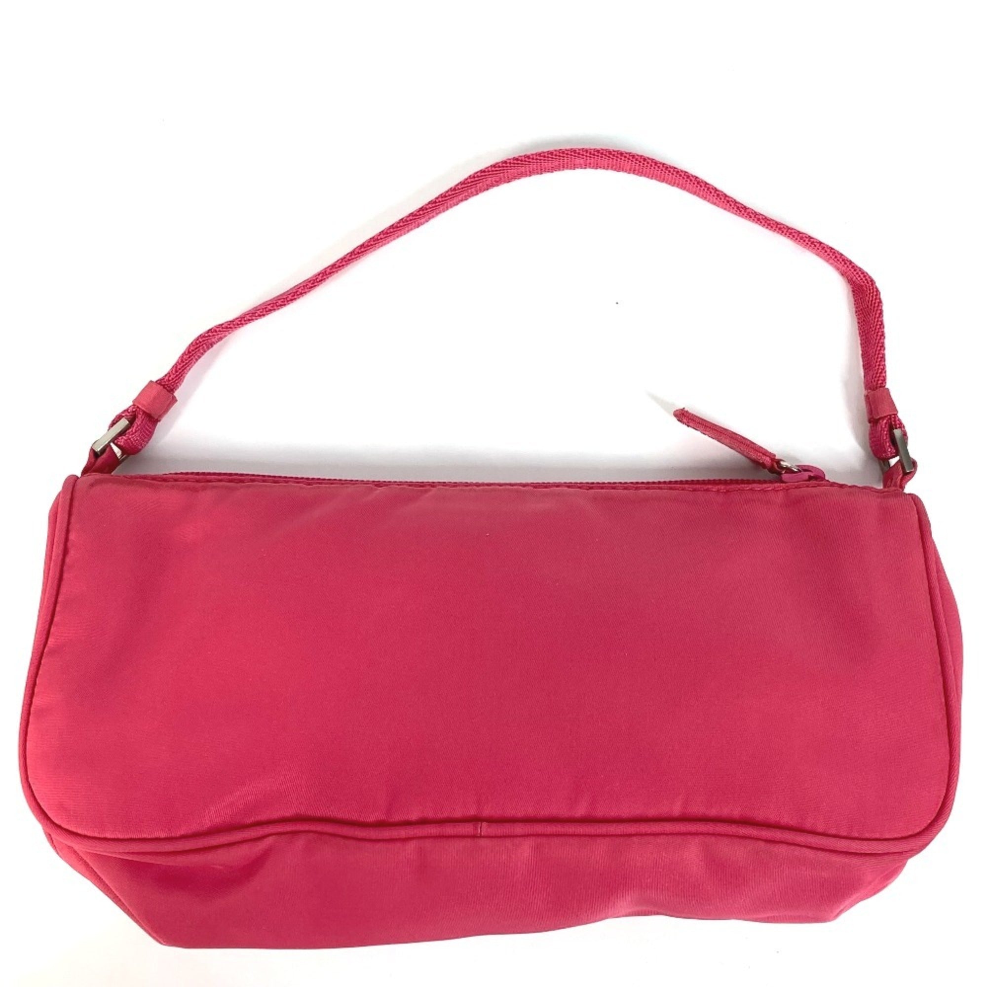 Prada Pink Nylon Handbag Shoulder Bag (Pre-Owned)