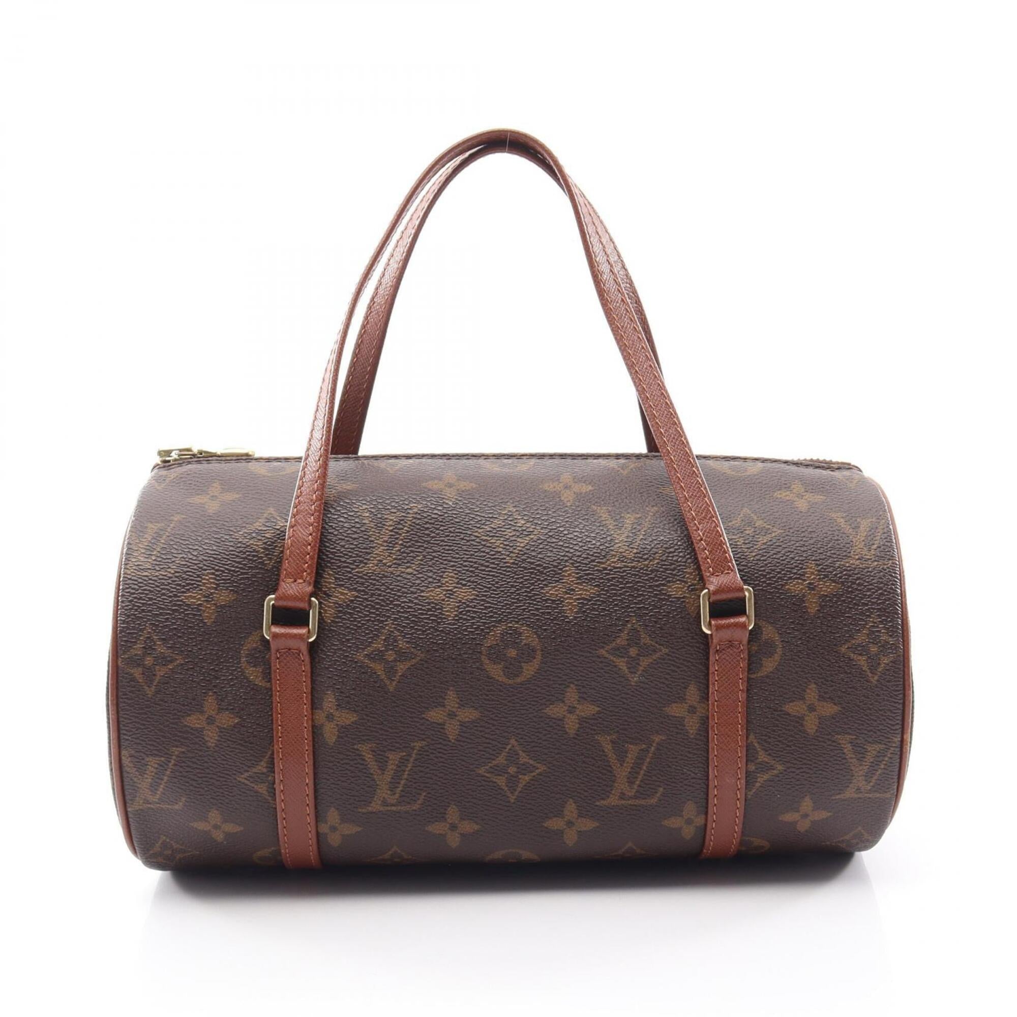 Louis Vuitton Brown Monogram Coated Canvas Leather Handbag (Pre-Owned)