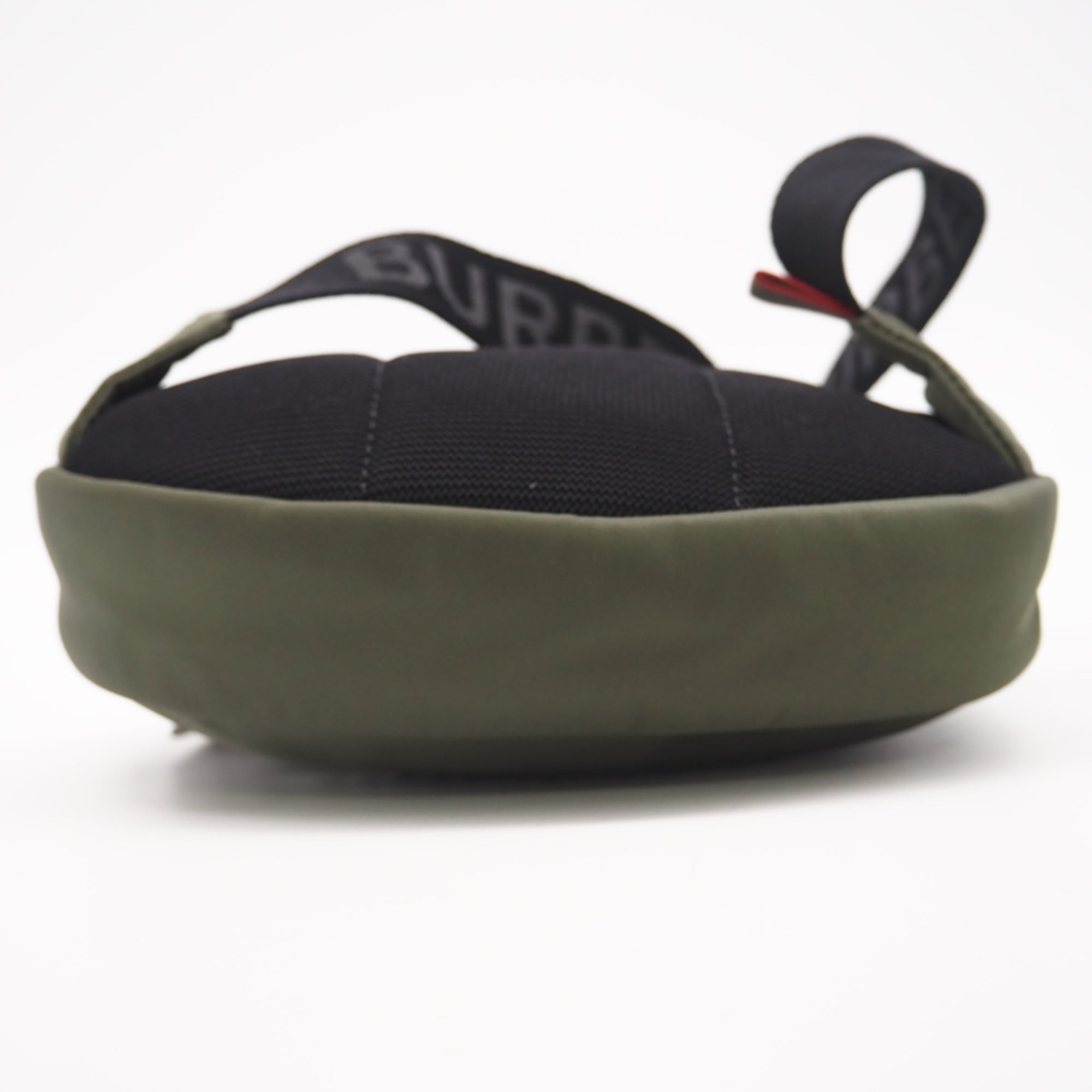 Burberry Black Khaki White Nylon Fanny Pack (Pre-Owned)