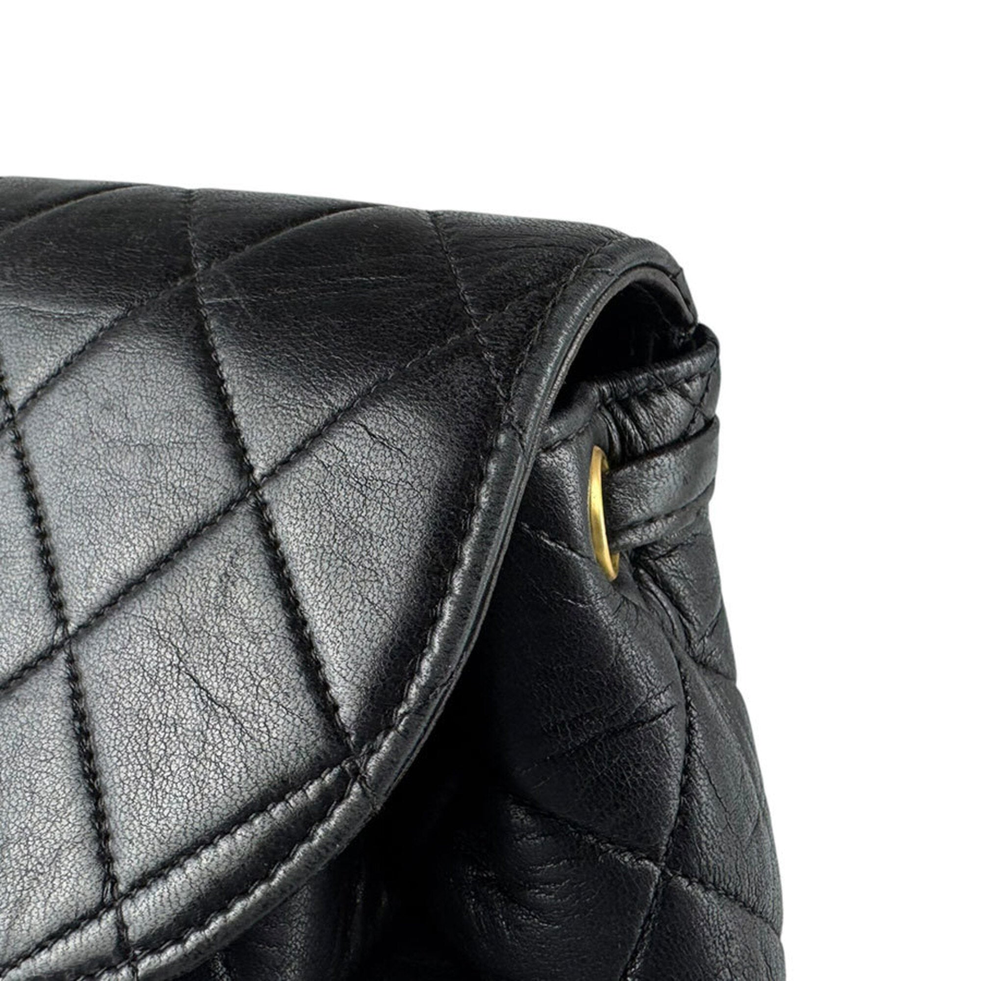 Chanel Black Leather Backpack (Pre-Owned)