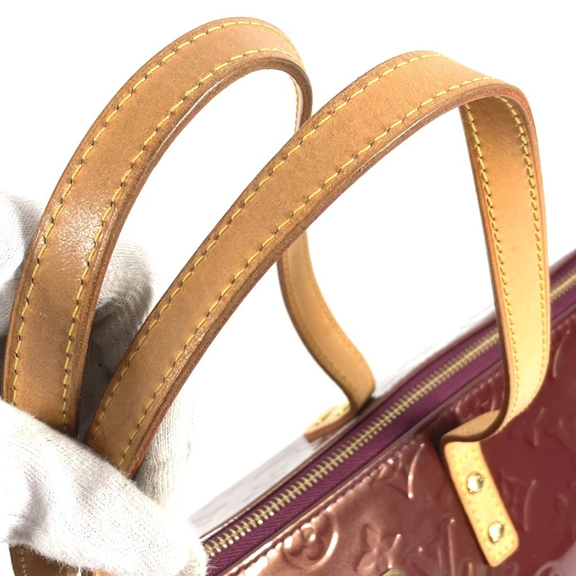 Louis Vuitton Purple Monogram Vernis Canvas Shoulder Bag Tote Bag (Pre-Owned)