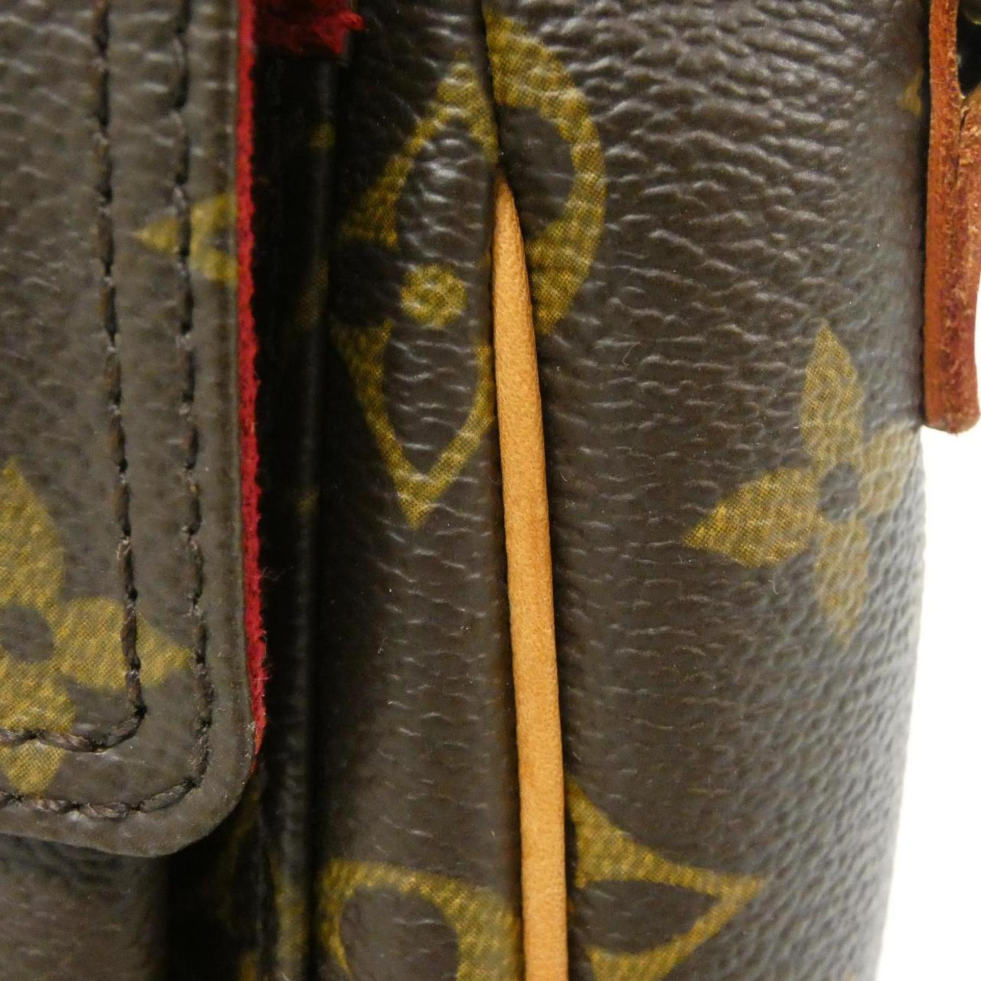 Louis Vuitton Brown Coated Canvas Shoulder Bag (Pre-Owned)