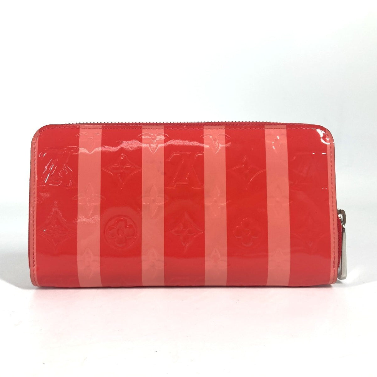 Louis Vuitton Pink Poppy Petal Monogram Vernis Rayures Long Wallet (Bi-Fold) (Pre-Owned)