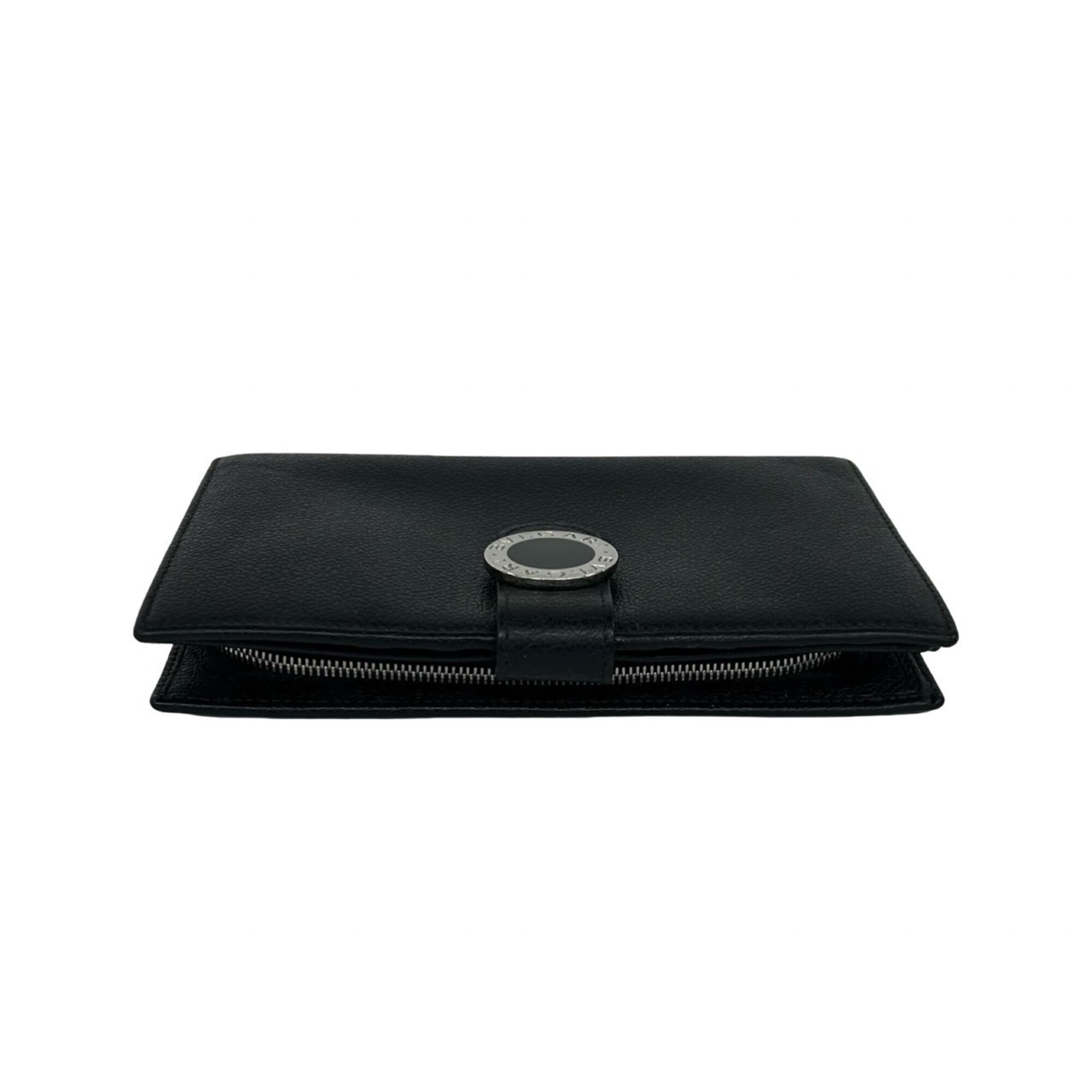 Bvlgari Black Leather Wallet (Bi-Fold) (Pre-Owned)