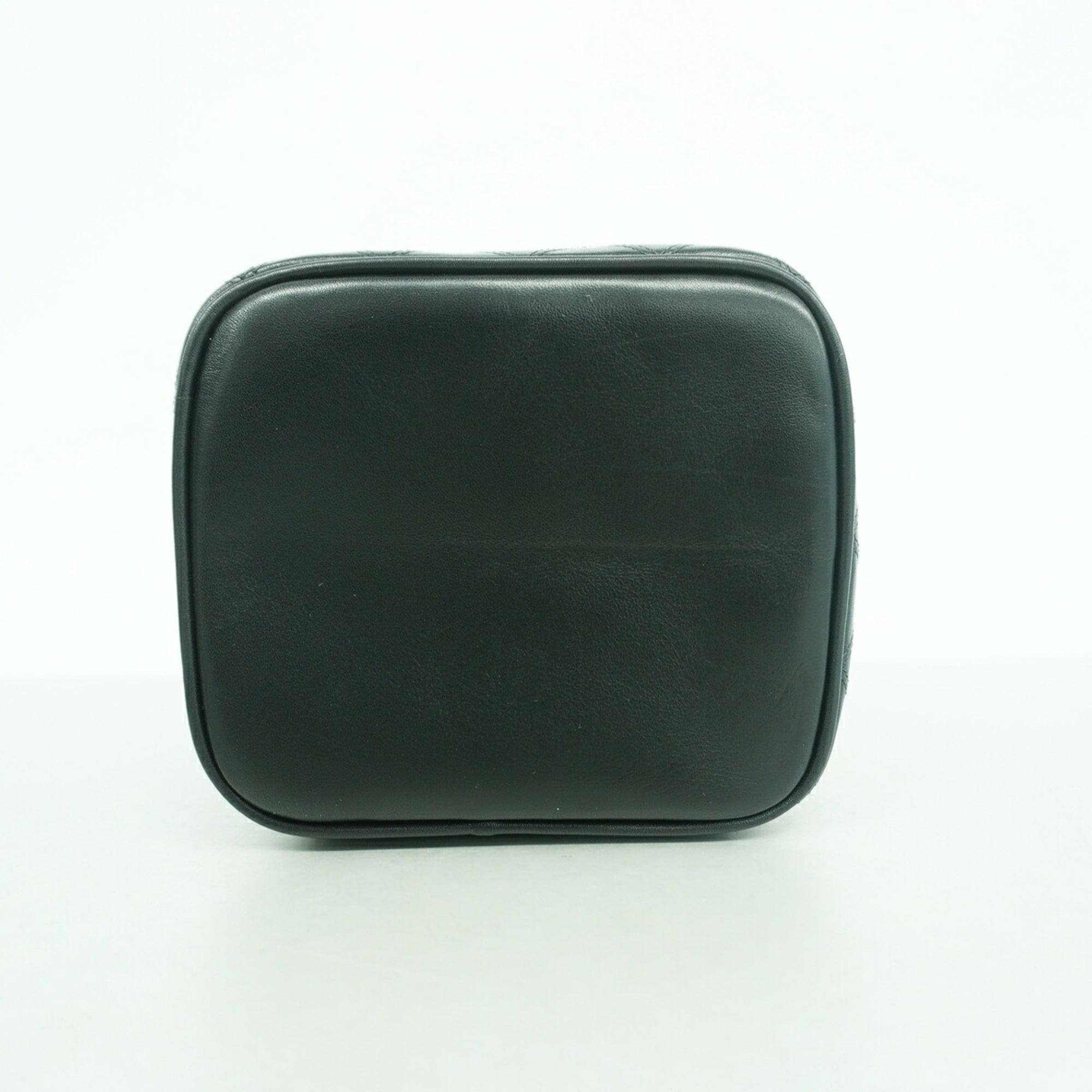 Chanel Black Leather Vanity Bag (Pre-Owned)