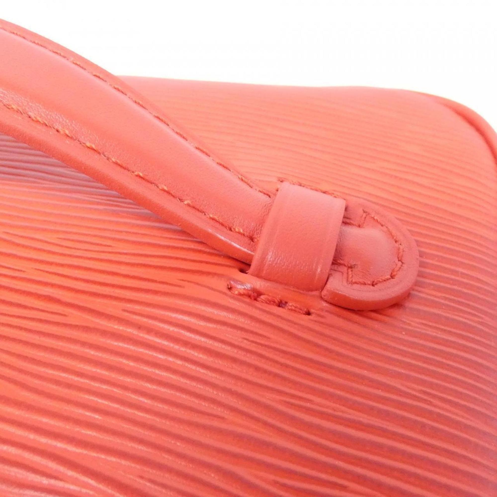 Louis Vuitton Red Color Leather Handbag (Pre-Owned)