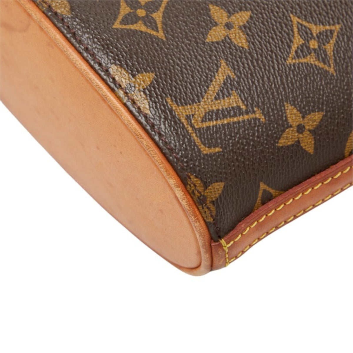 Louis Vuitton Brown Pvc Leather Shoulder Bag (Pre-Owned)