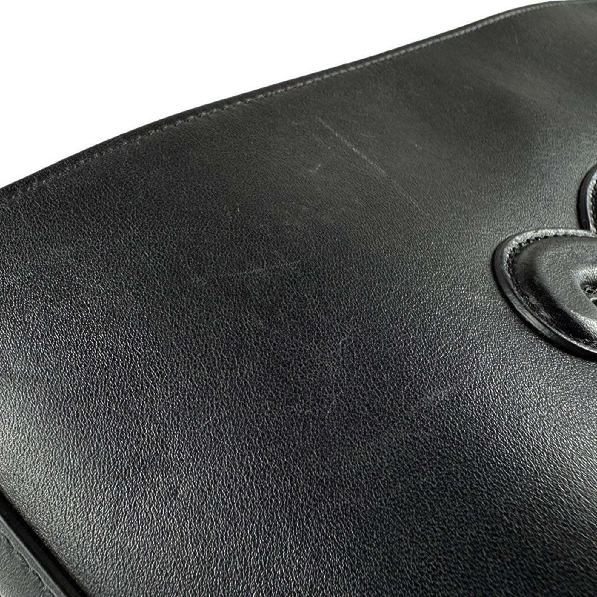 Celine Black Leather Shoulder Bag (Pre-Owned)