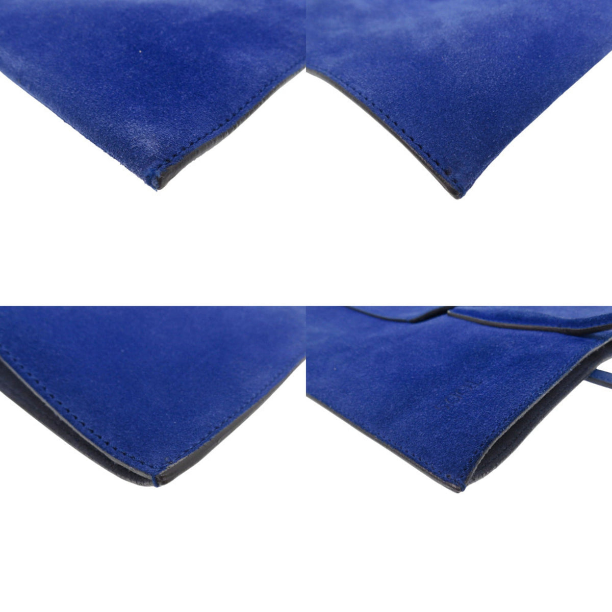 Tod's Blue Suede Tote Bag (Pre-Owned)