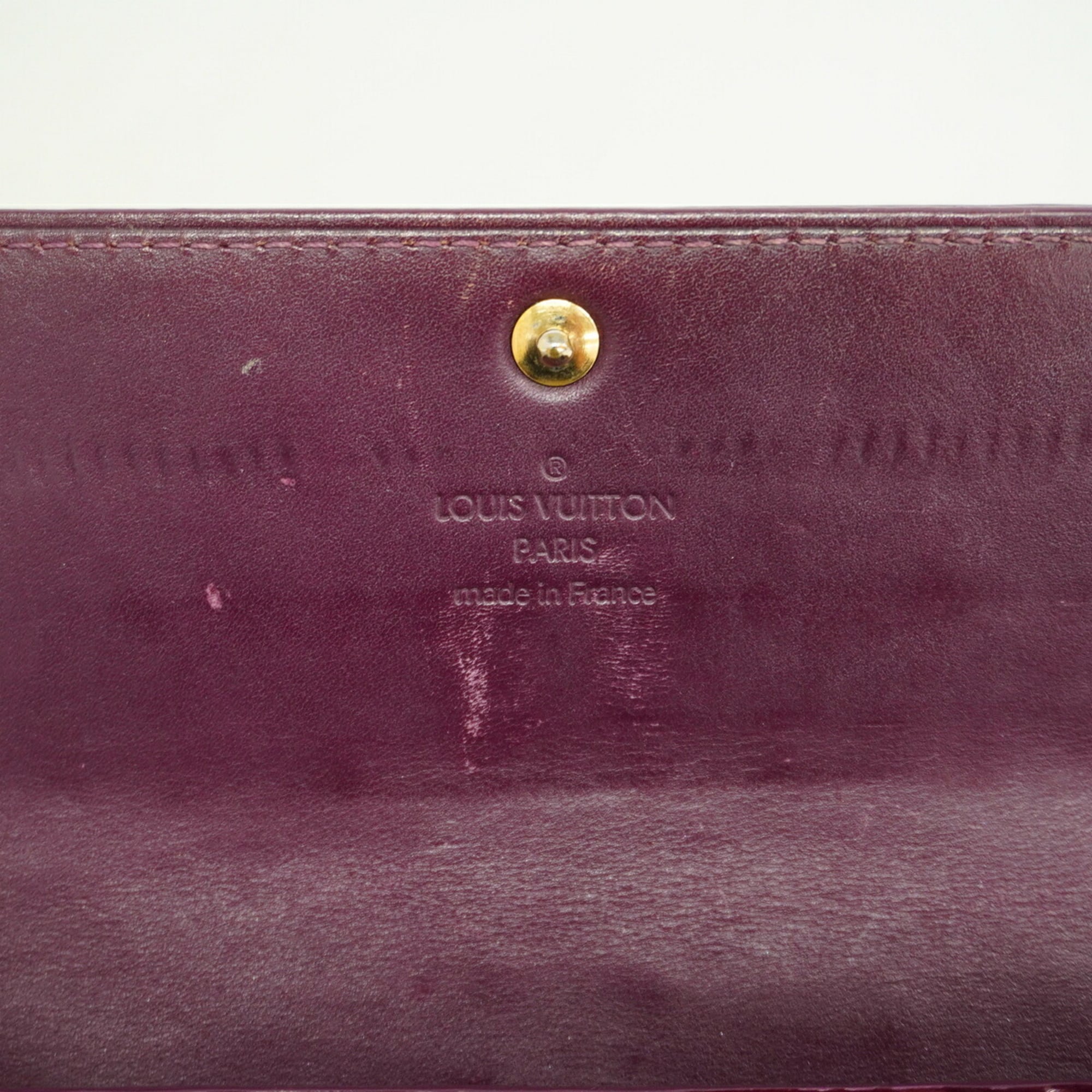 Louis Vuitton Violet Long Wallet (Bi-Fold) (Pre-Owned)