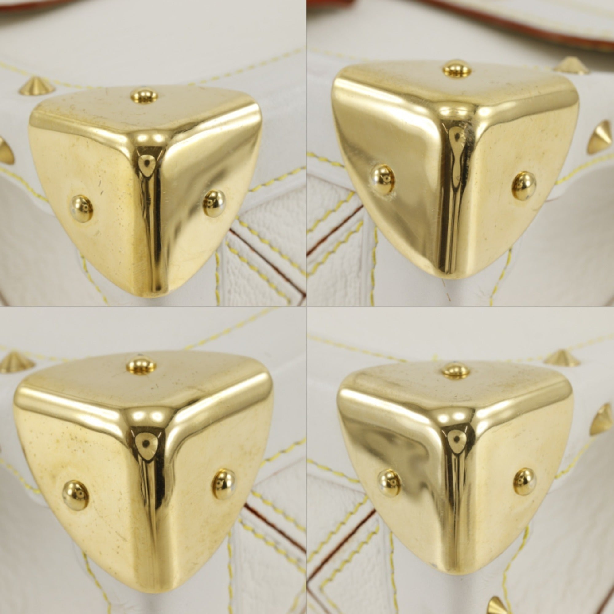 Louis Vuitton Blanc White Leather Shoulder Bag (Pre-Owned)