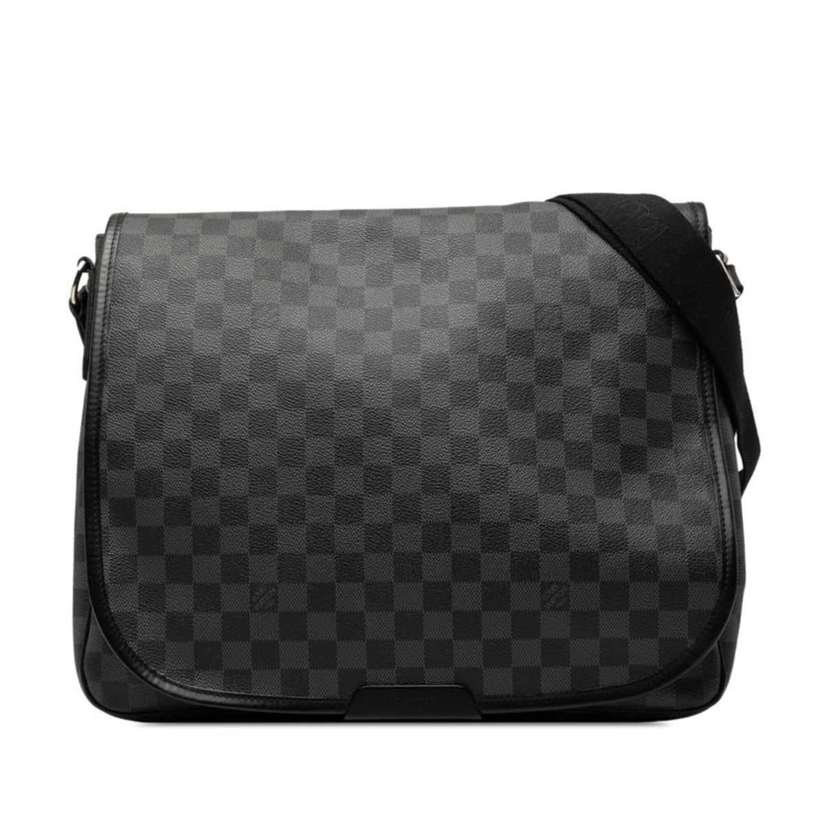 Louis Vuitton Black Pvc Leather Shoulder Bag (Pre-Owned)
