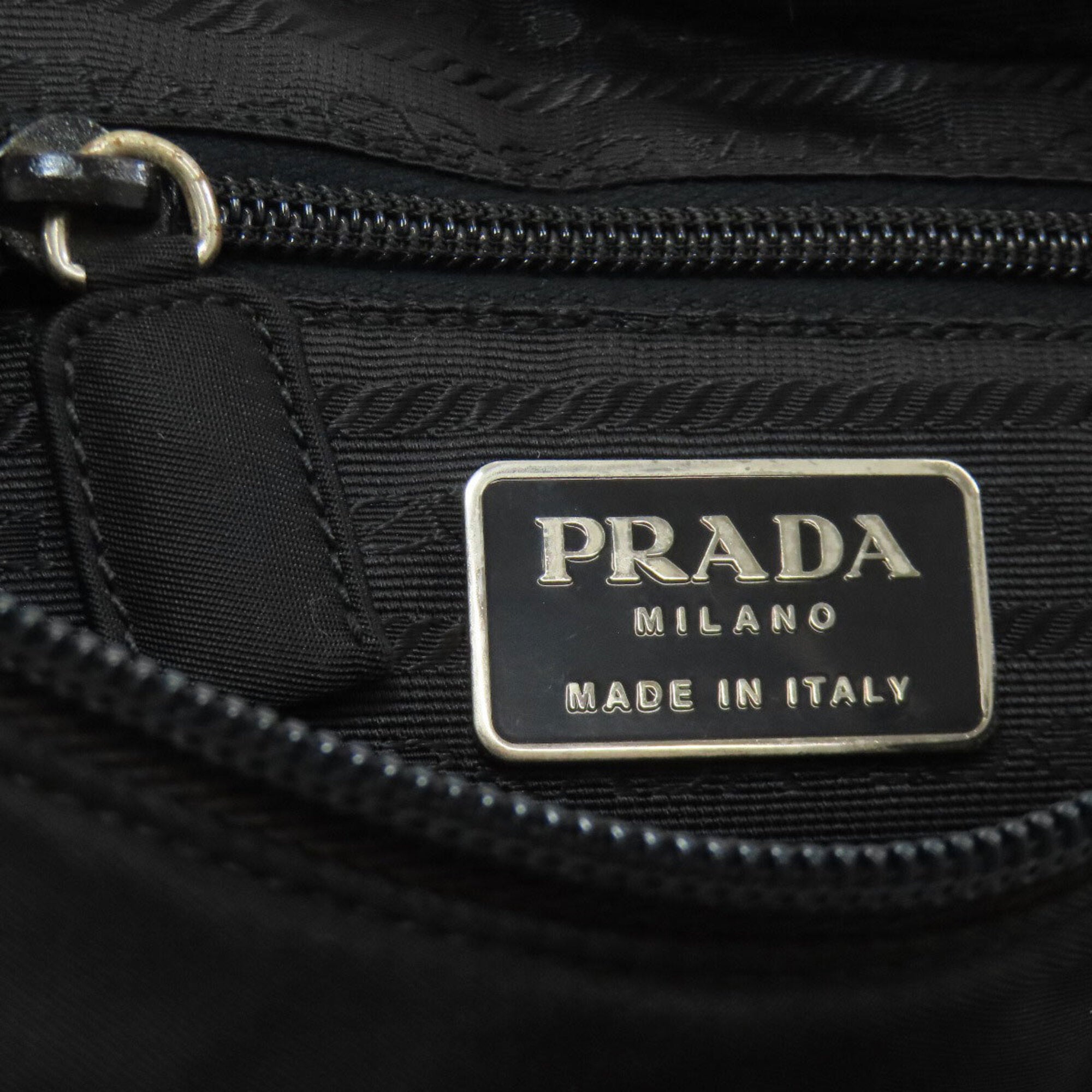 Prada Black Nylon Tote Bag (Pre-Owned)