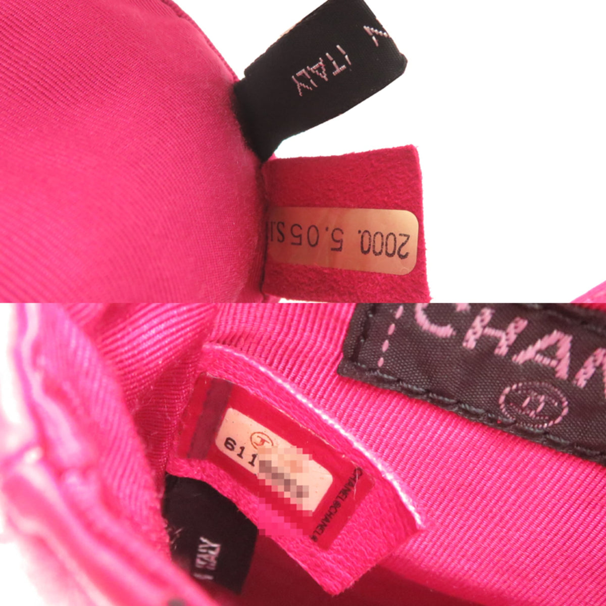 Chanel Pink Leather Shoulder Bag (Pre-Owned)