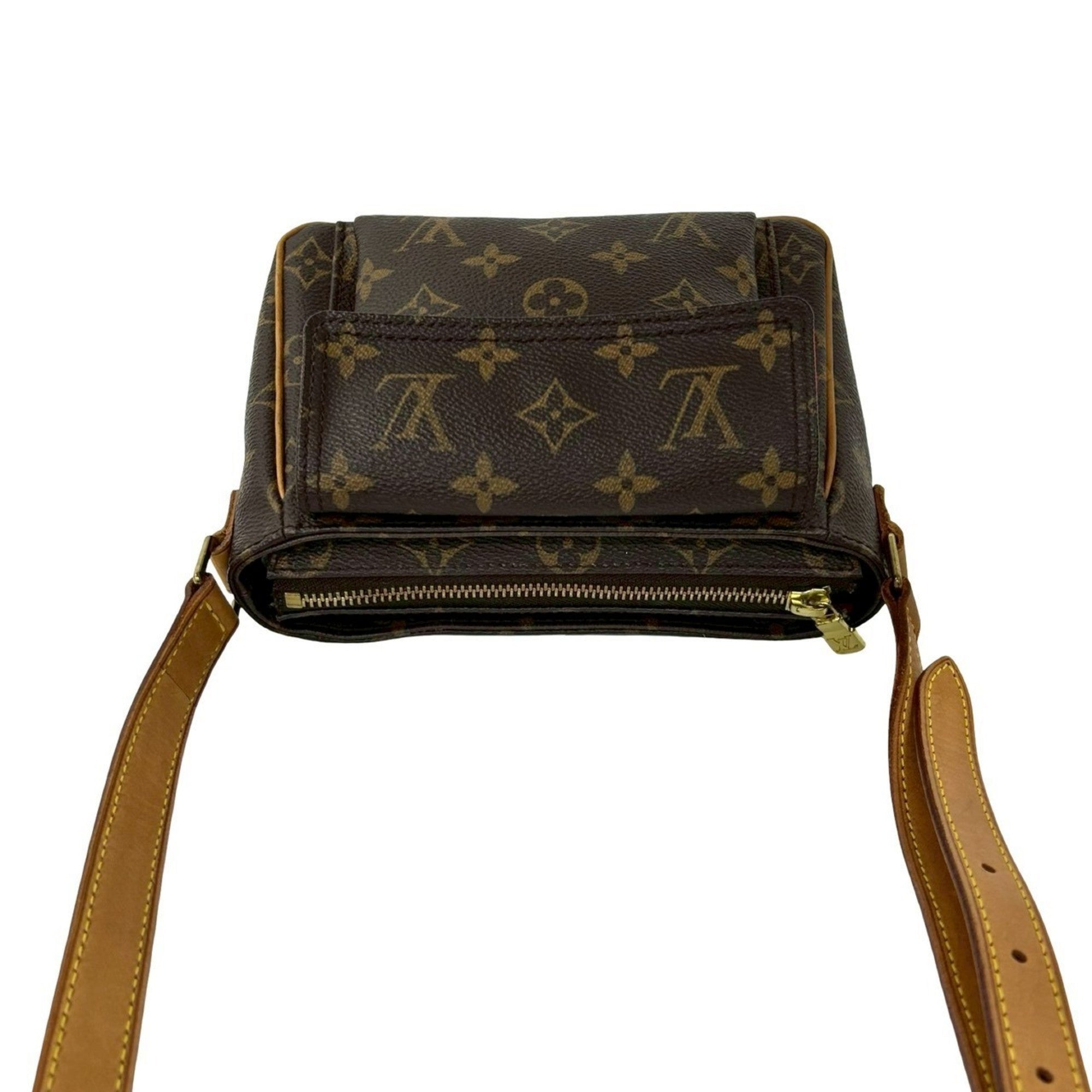 Louis Vuitton Brown Leather Pvc Pochette Shoulder Bag (Pre-Owned)