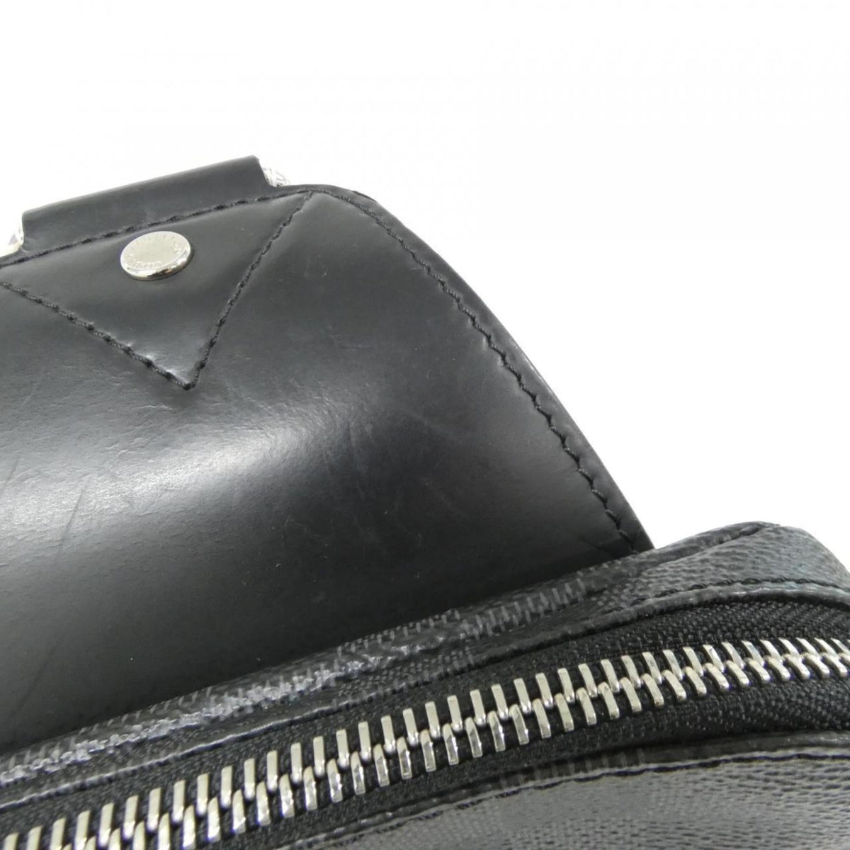 Louis Vuitton Graphite Coated Canvas Shoulder Bag (Pre-Owned)