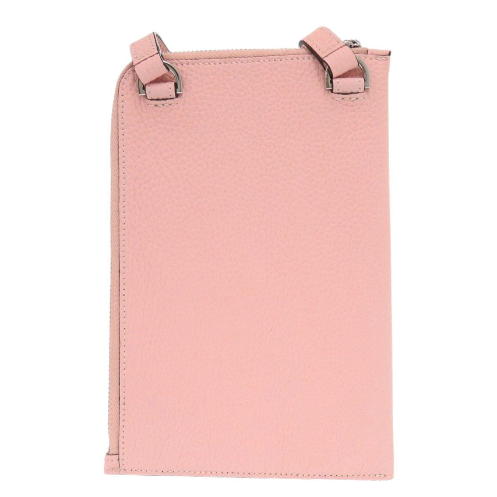 Bonaventura Pink Leather Shoulder Bag (Pre-Owned)