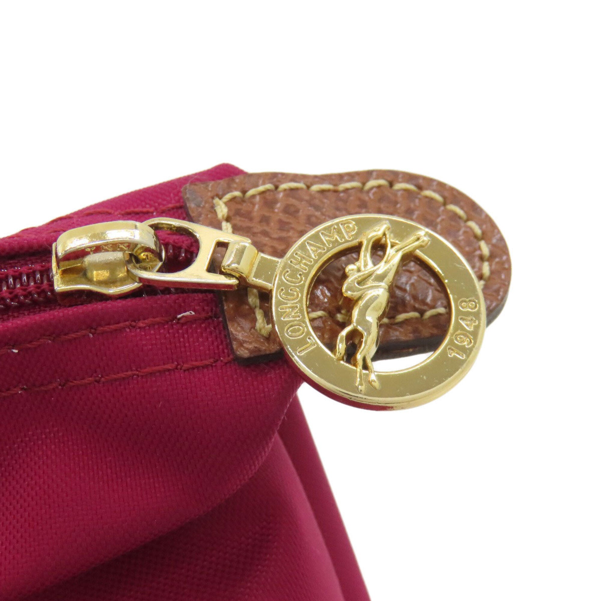 Longchamp Purple Nylon Handbag (Pre-Owned)