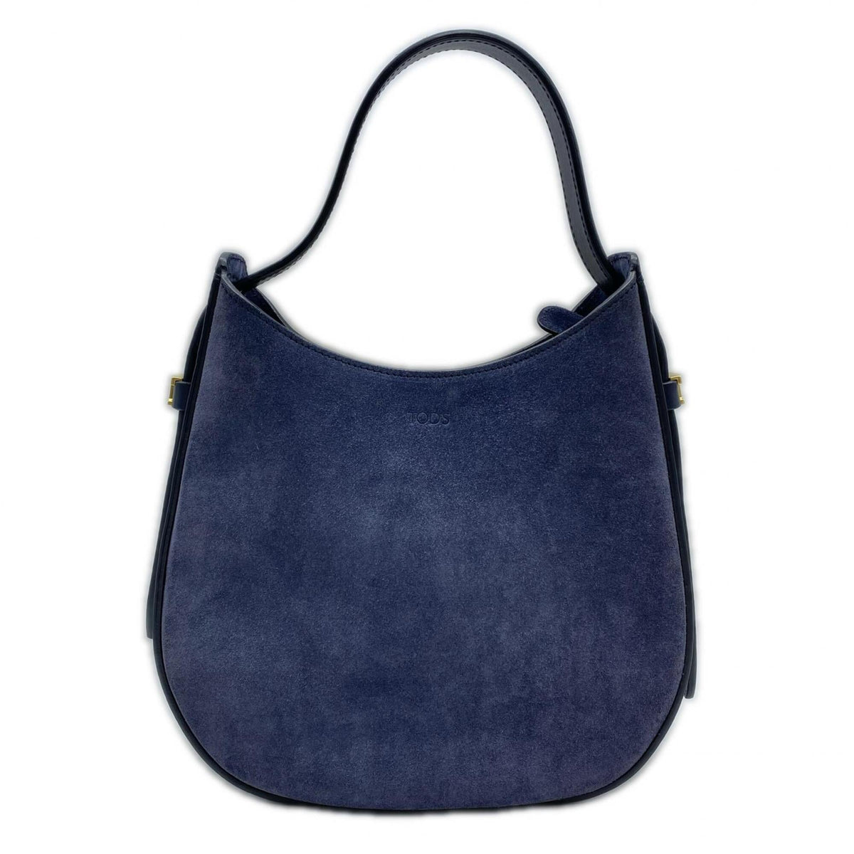 Tod's Navy Leather Handbag Shoulder Bag (Pre-Owned)