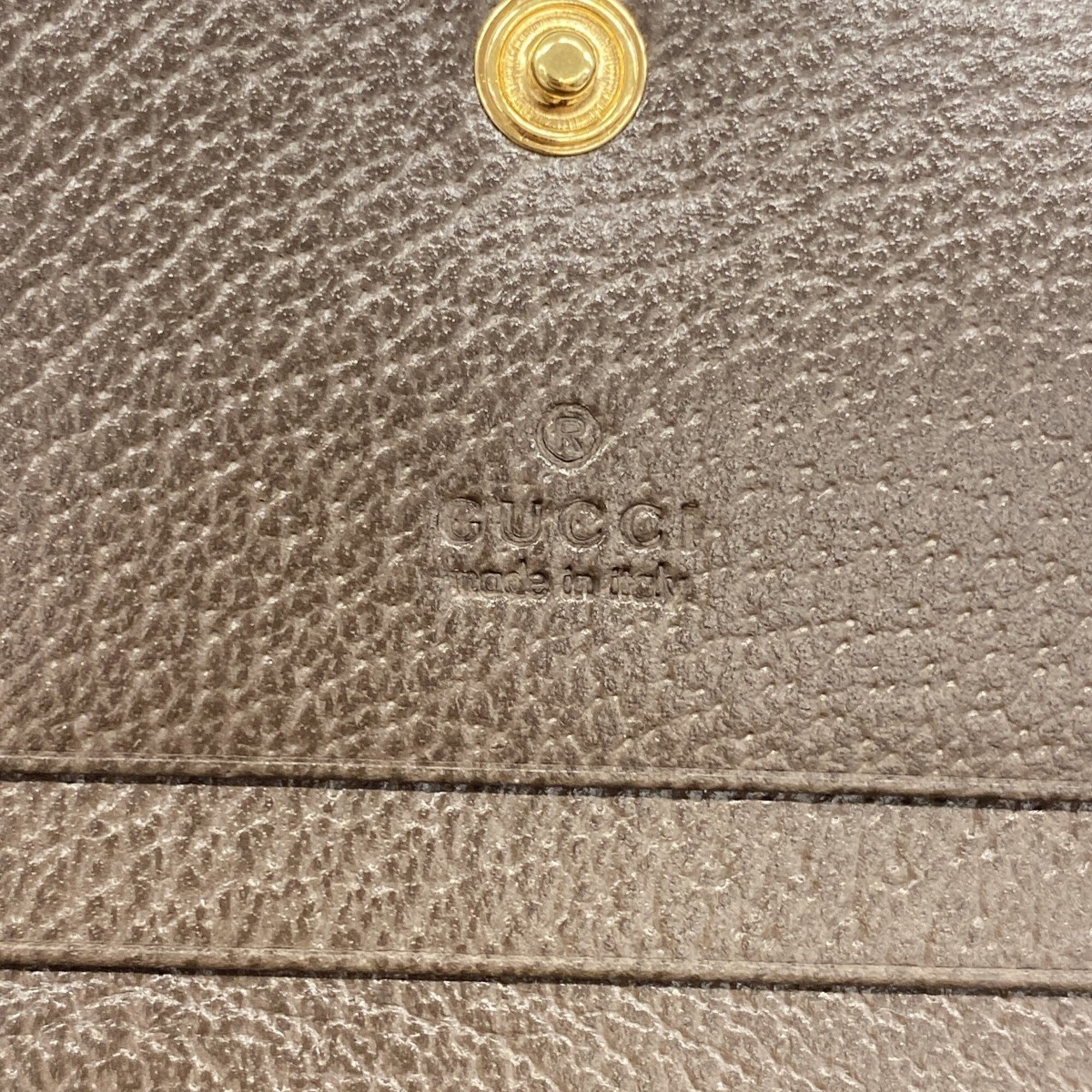 Gucci Brown Pvc Wallet (Bi-Fold) (Pre-Owned)