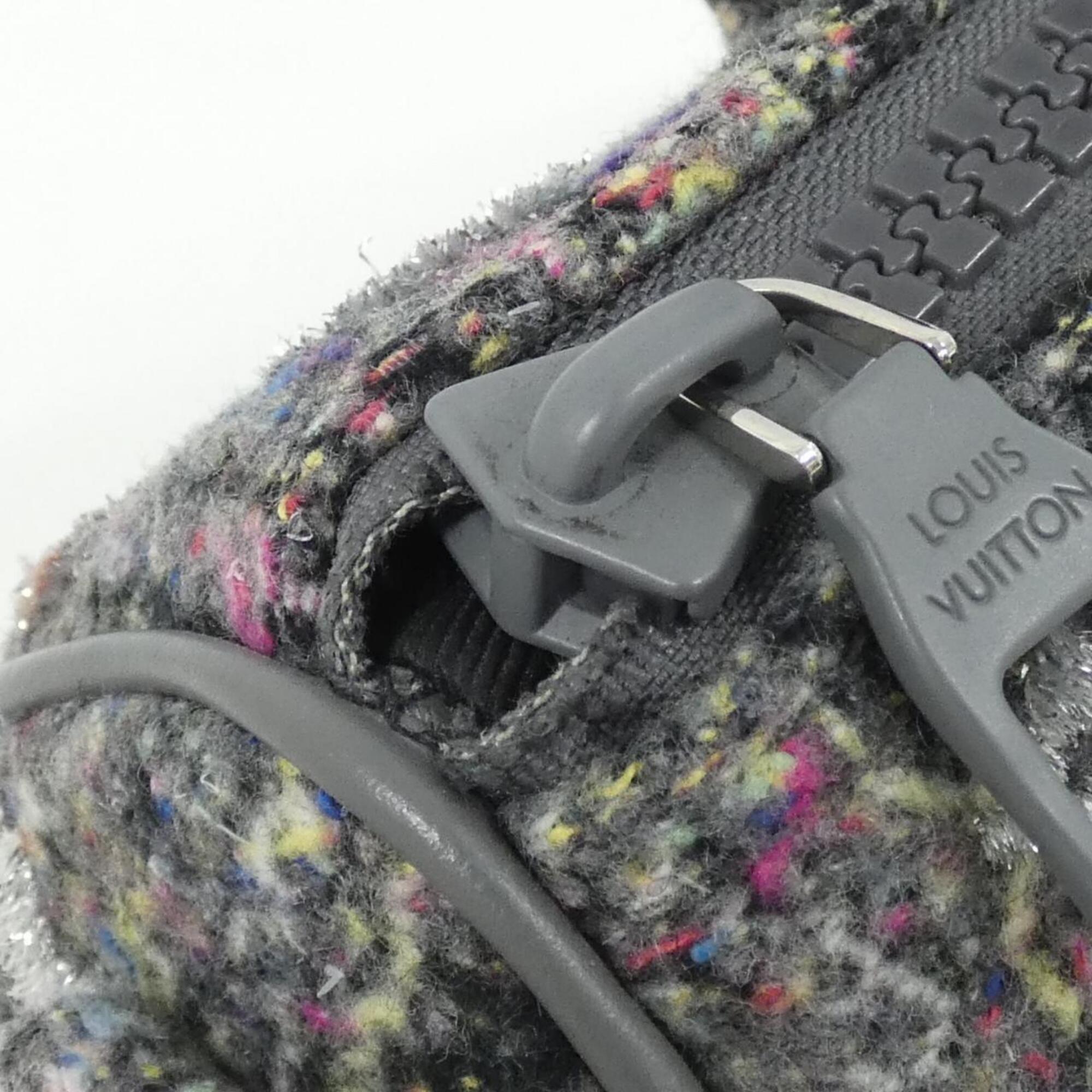 Louis Vuitton Gris Wool Felt Boston Bag (Pre-Owned)