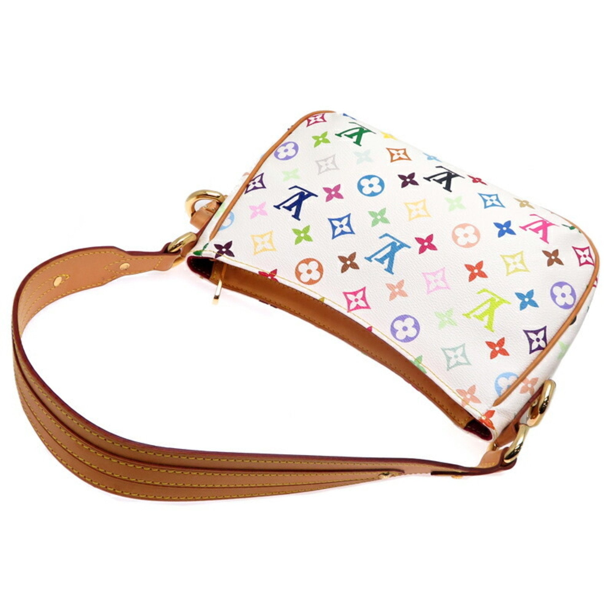 Louis Vuitton Monogram Multicolore Blanc Multi-Color White Monogram Multicolore Shoulder Bag (Pre-Owned)