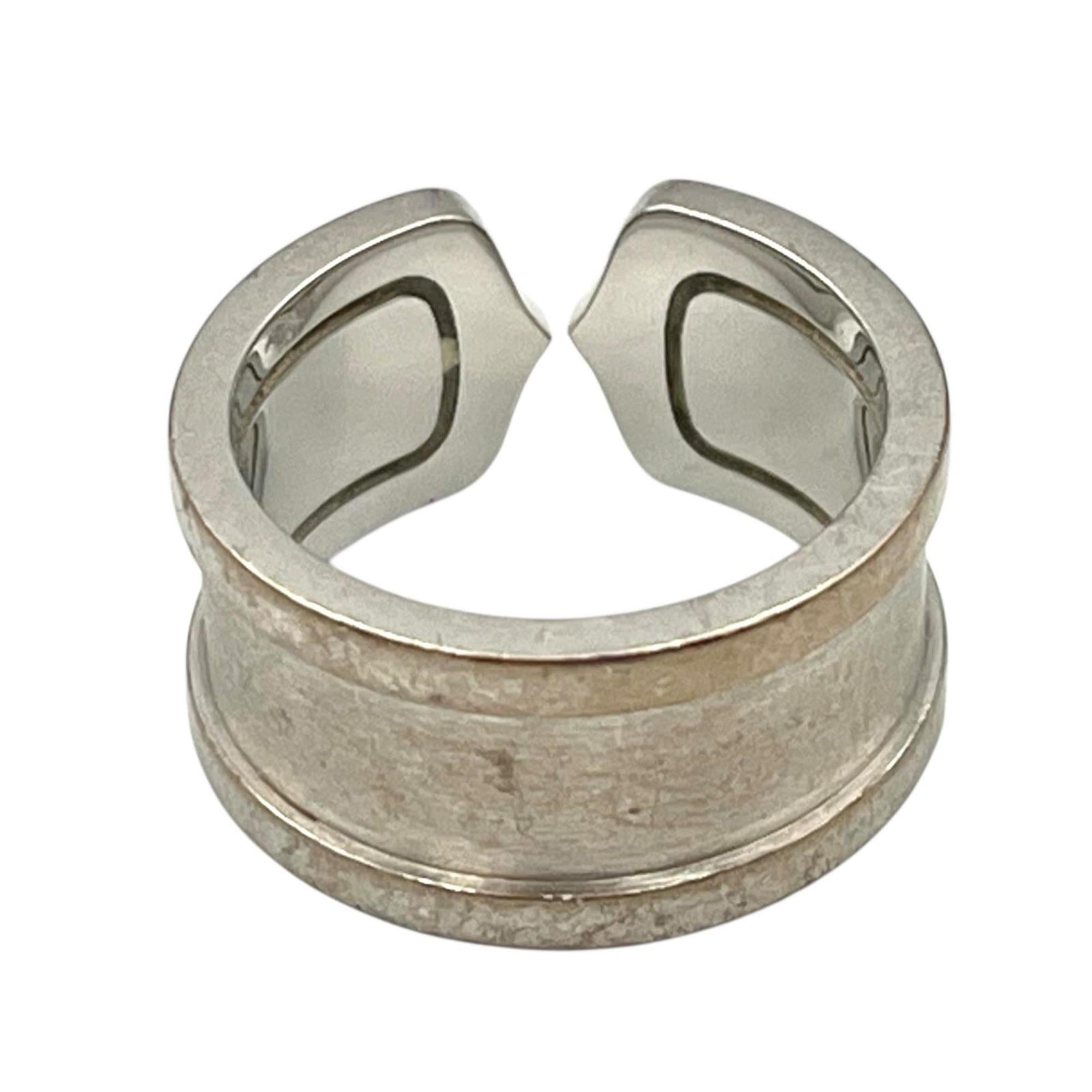 Cartier Silver White Gold (18K) Band Ring (Pre-Owned)