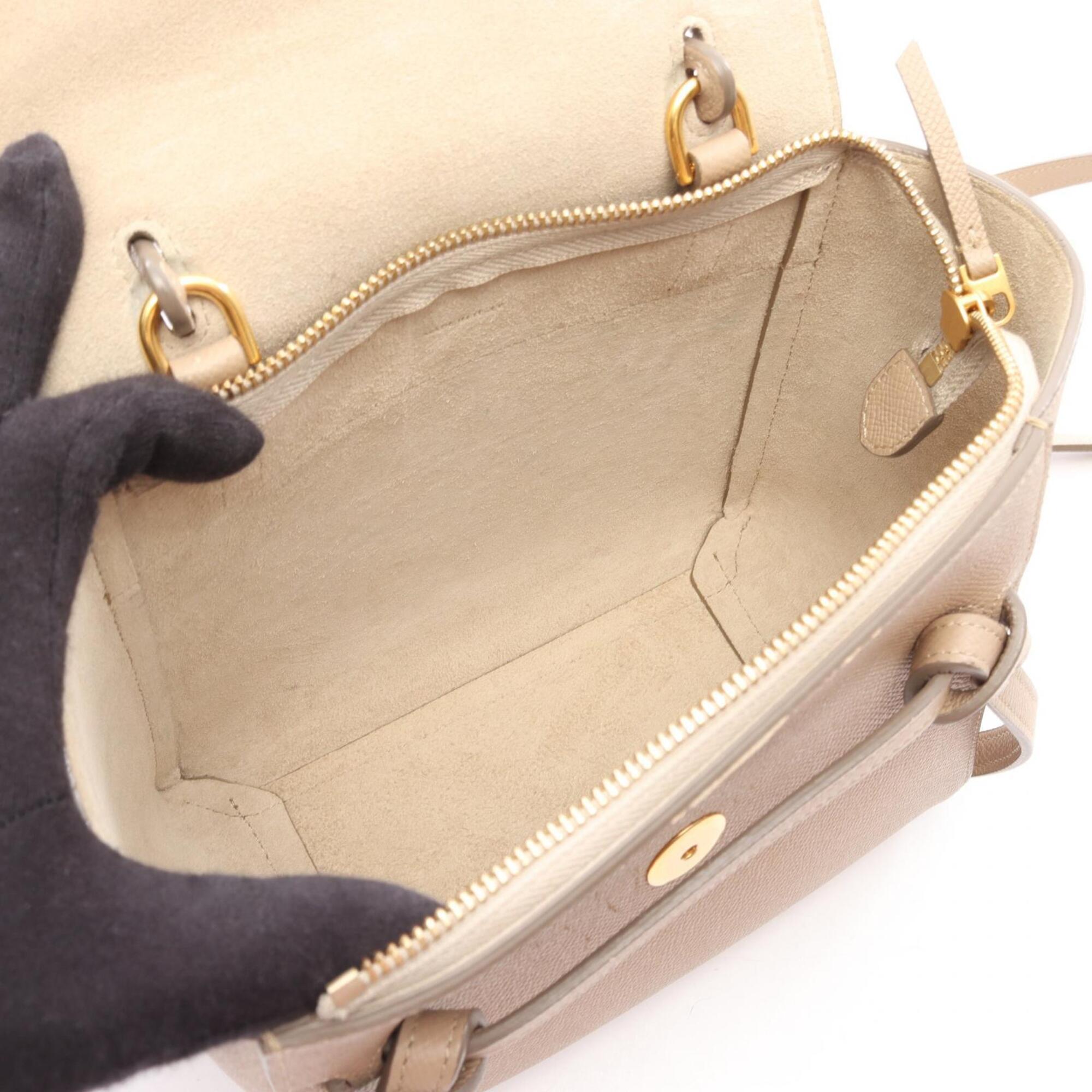 Celine Beige Leather Handbag (Pre-Owned)