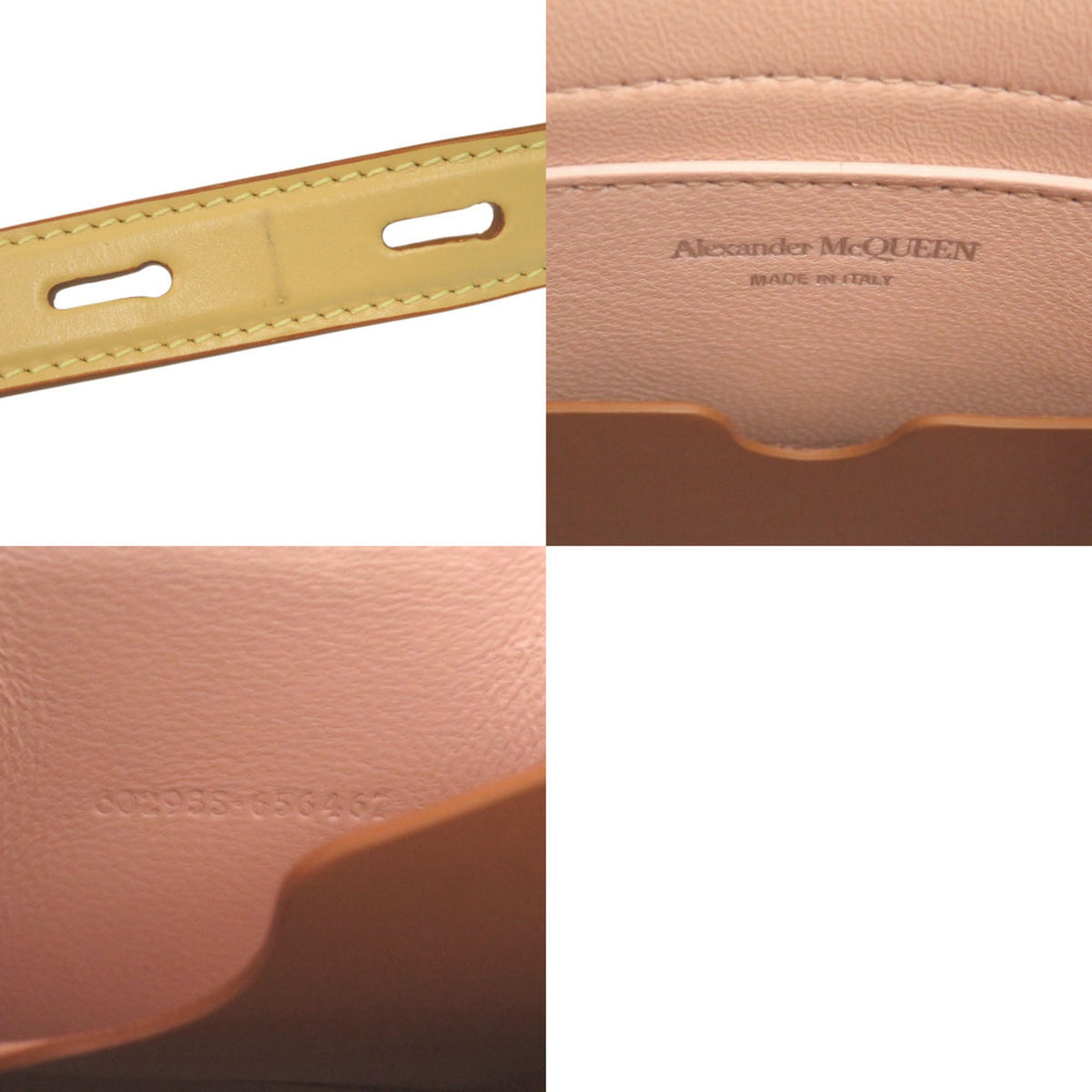 Alexander Mcqueen Yellow Leather Shoulder Bag (Pre-Owned)