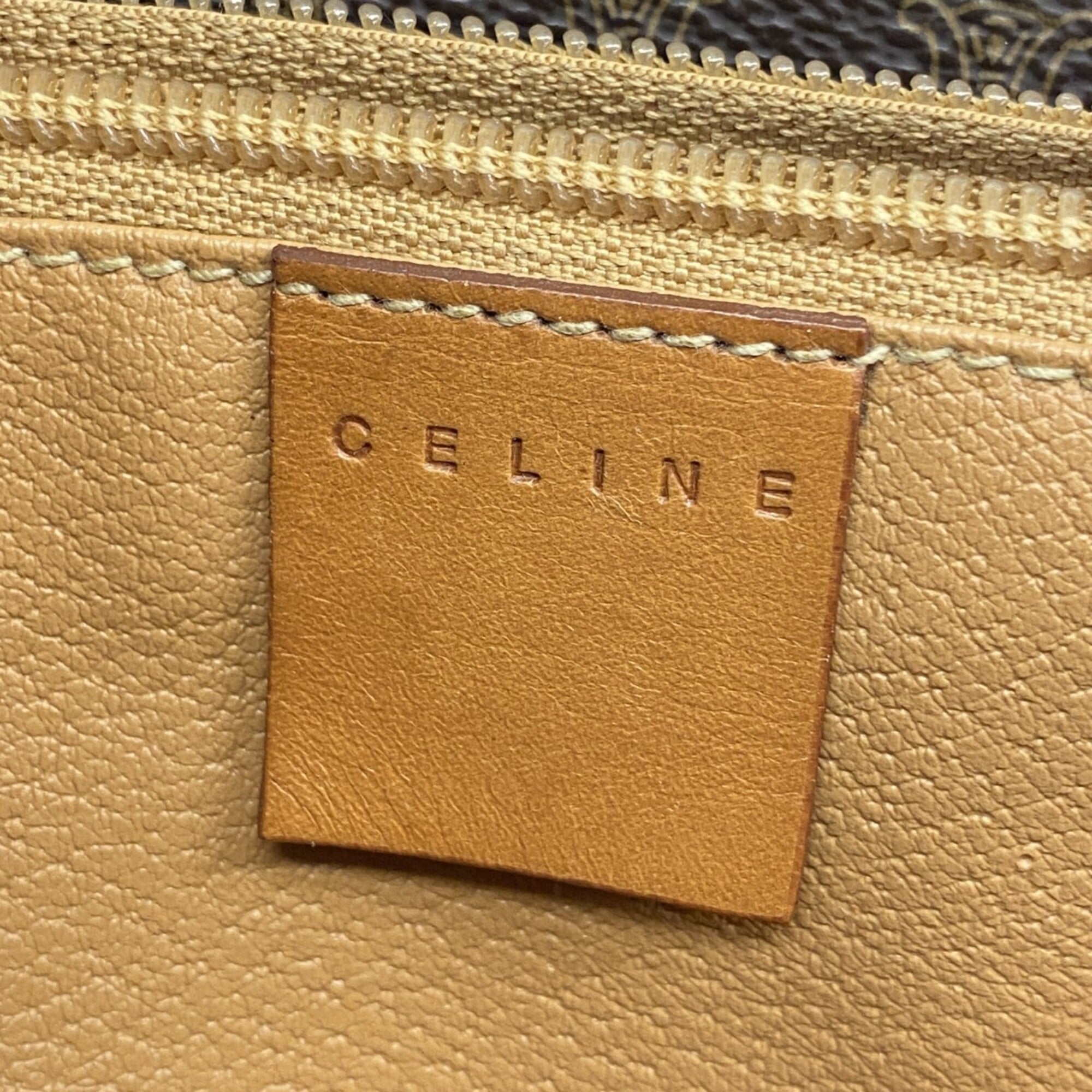 Celine Brown Pvc Tote Bag (Pre-Owned)