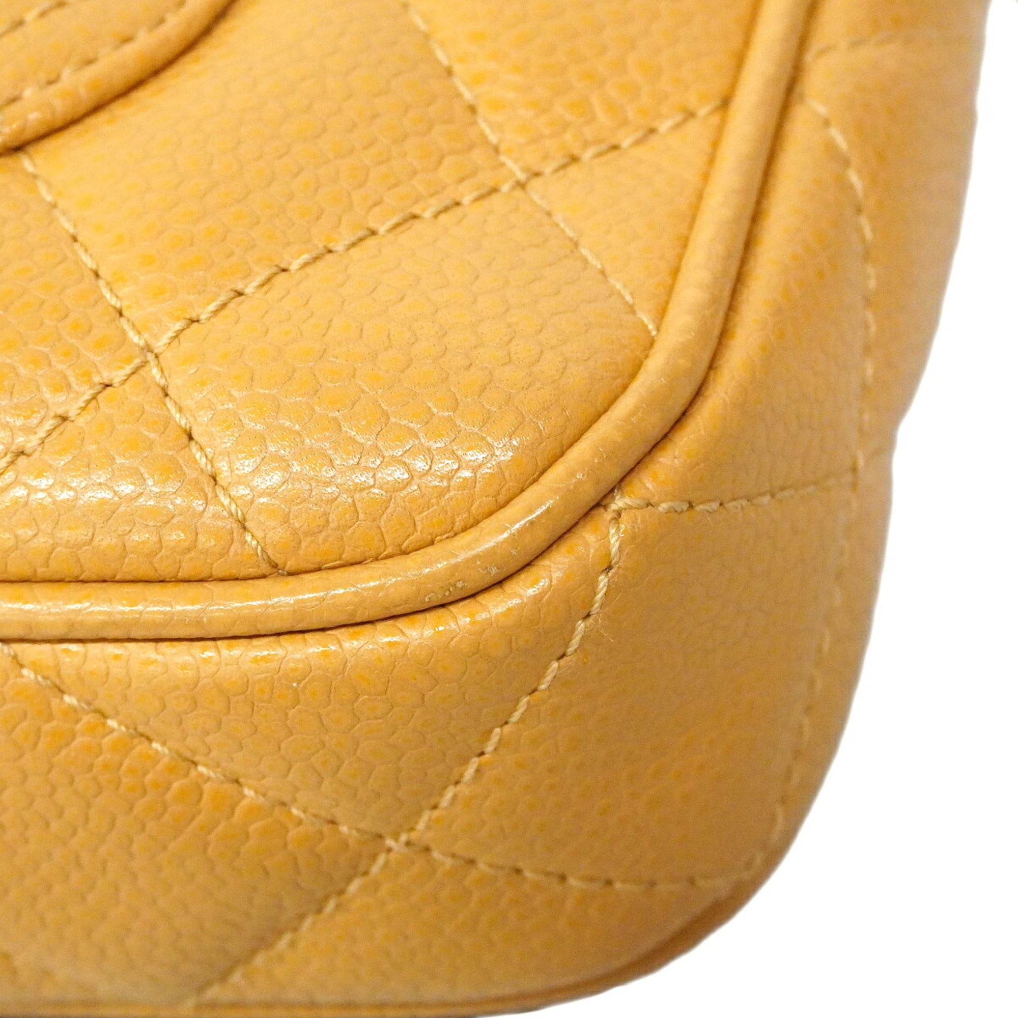 Chanel Brown Grained Calfskin Shoulder Bag (Pre-Owned)