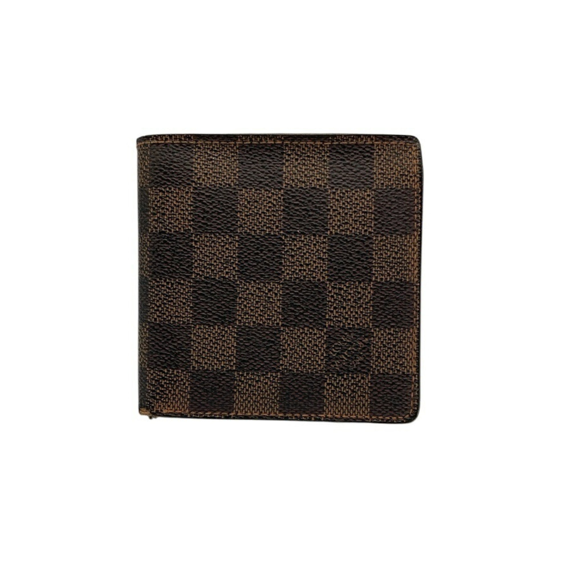 Louis Vuitton Brown Pvc Leather Wallet (Bi-Fold) (Pre-Owned)