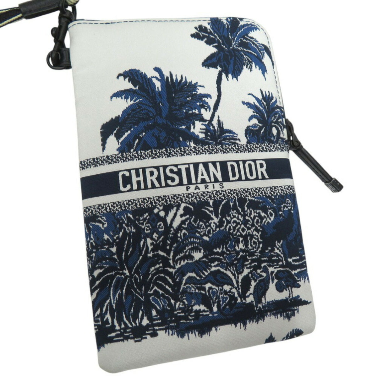 Christian Dior Blue Nylon Fabric Shoulder Bag (Pre-Owned)