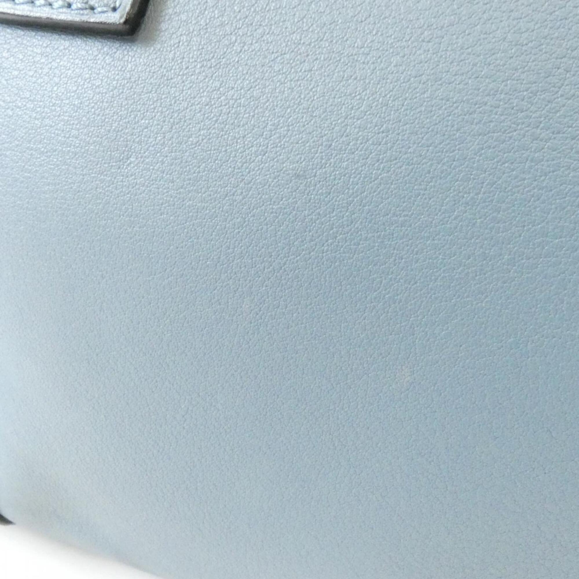 Loewe Stone Blue Leather Handbag (Pre-Owned)