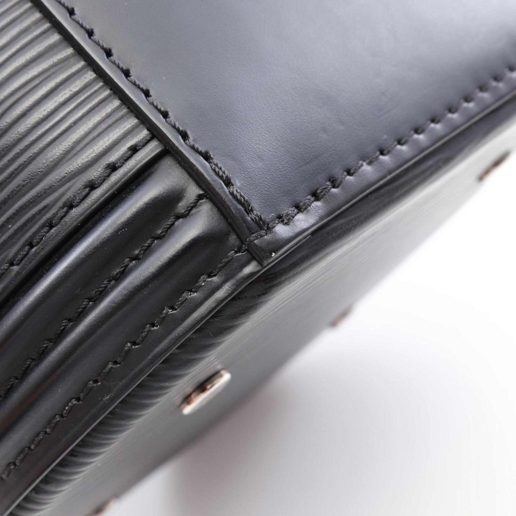Louis Vuitton Black Noir Leather Handbag (Pre-Owned)