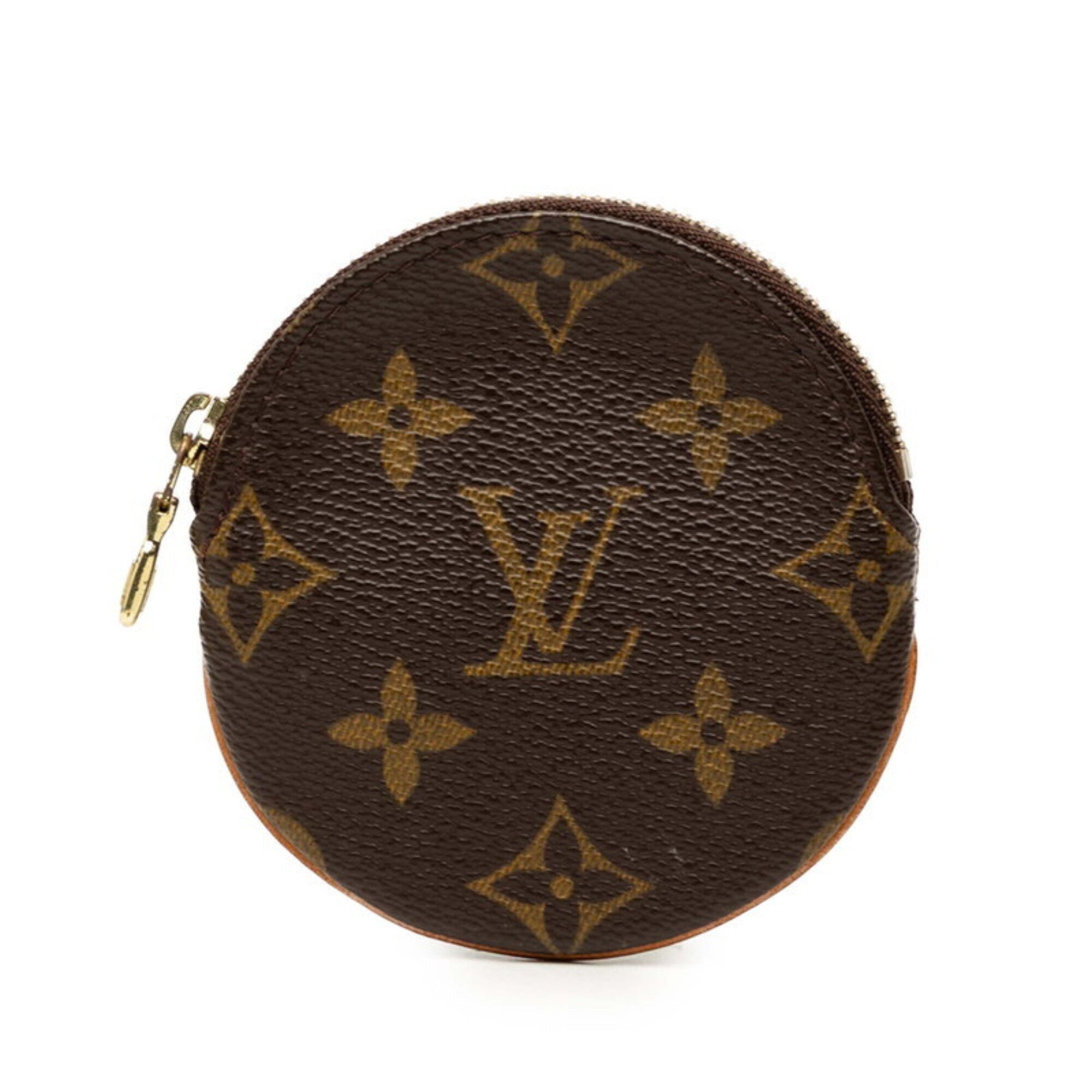 Louis Vuitton Brown Pvc Leather Coin Purse/Coin Case (Pre-Owned)