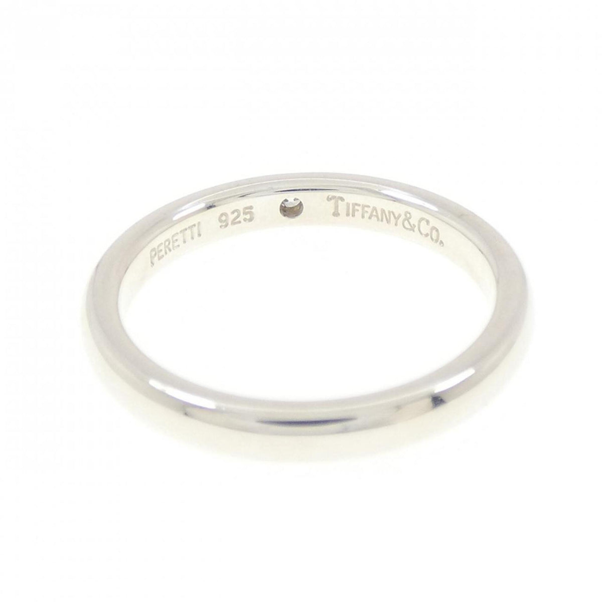 Tiffany Silver 925 Band Ring (Pre-Owned)