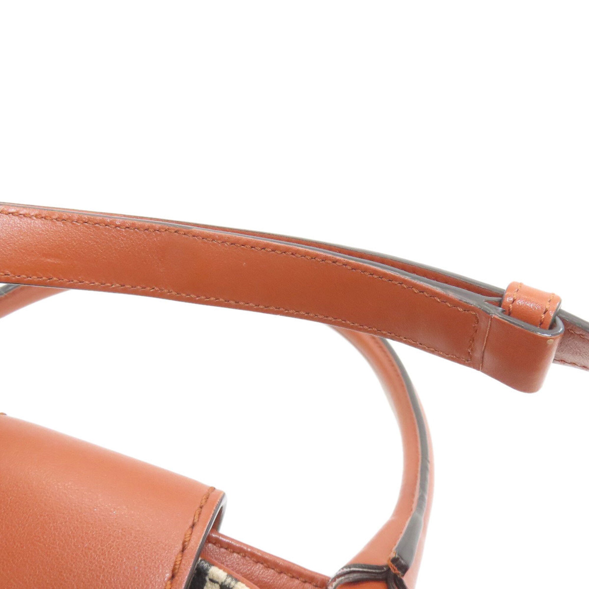 Tod's Brown Canvas Tote Bag (Pre-Owned)