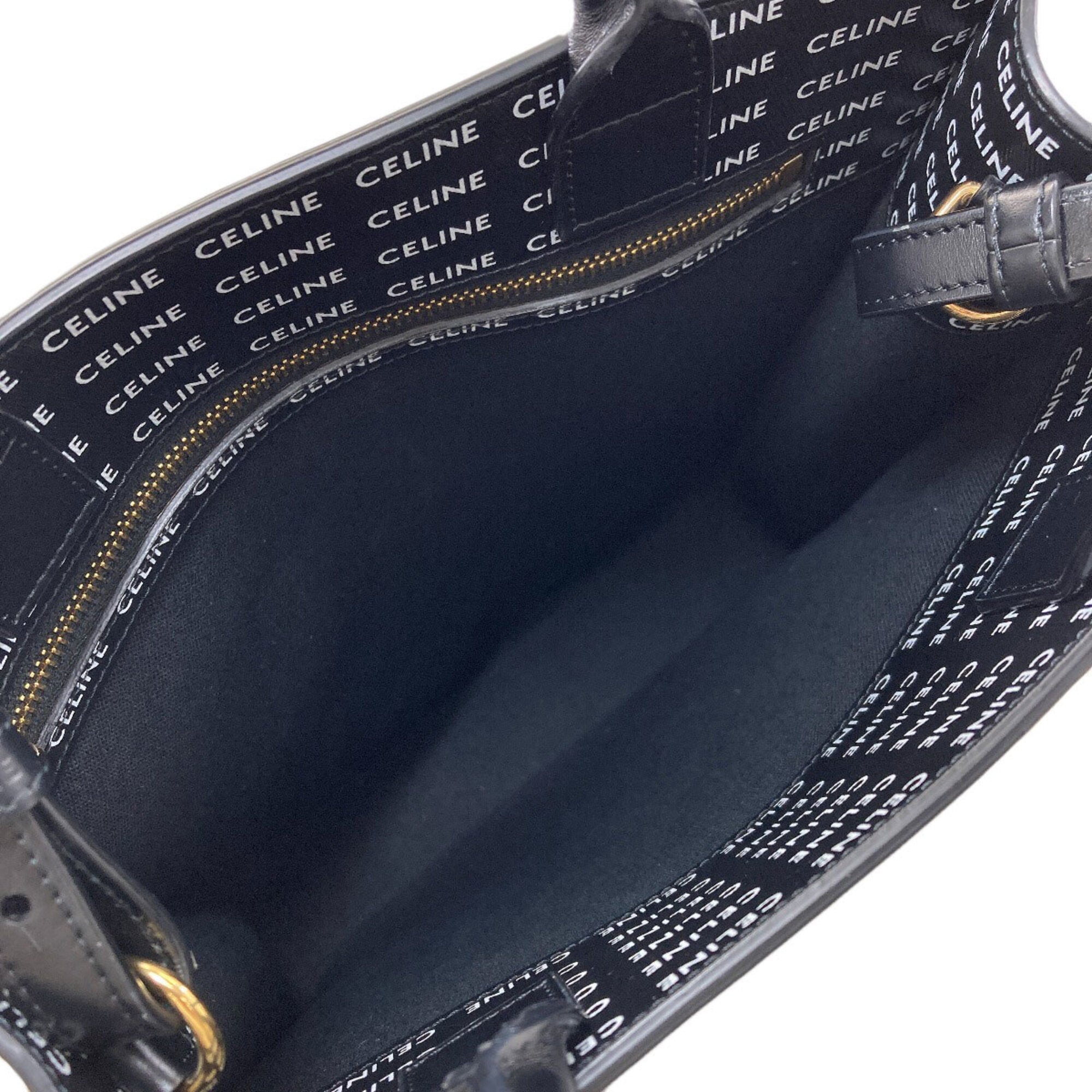 Celine Black Leather Handbag (Pre-Owned)