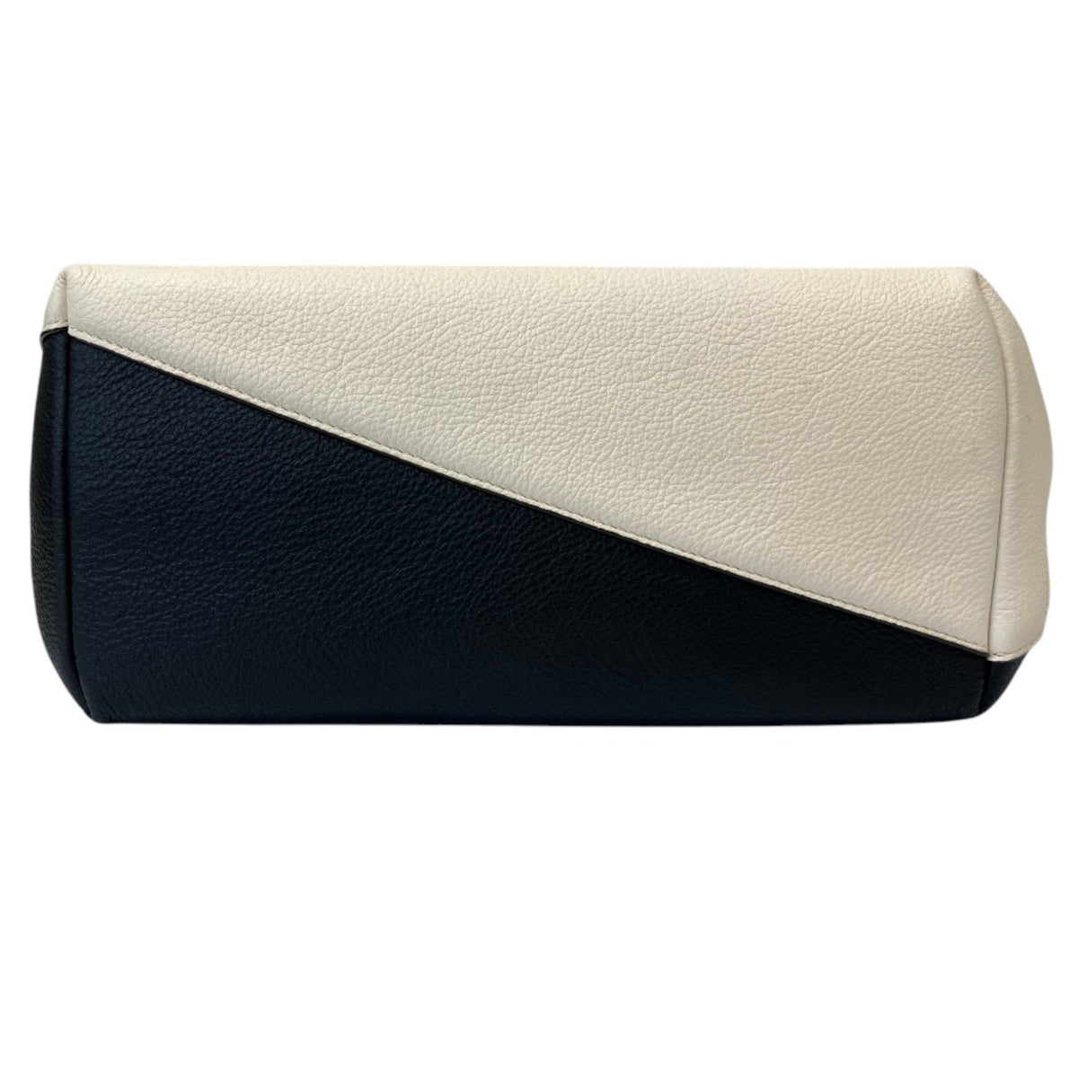 Bally Black White Yellow Leather Handbag Shoulder Bag (Pre-Owned)