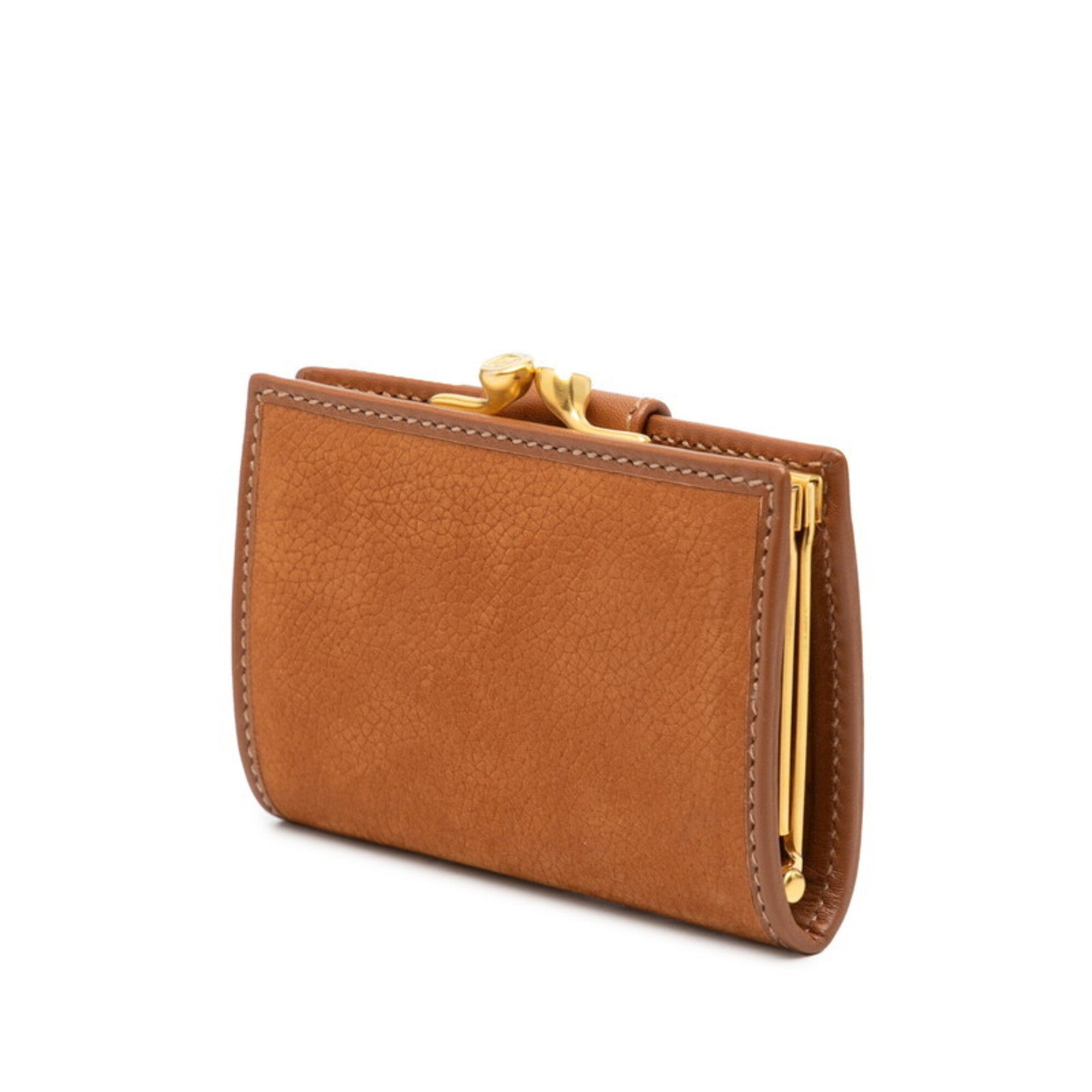 Gucci Brown Leather Coin Purse/Coin Case (Pre-Owned)
