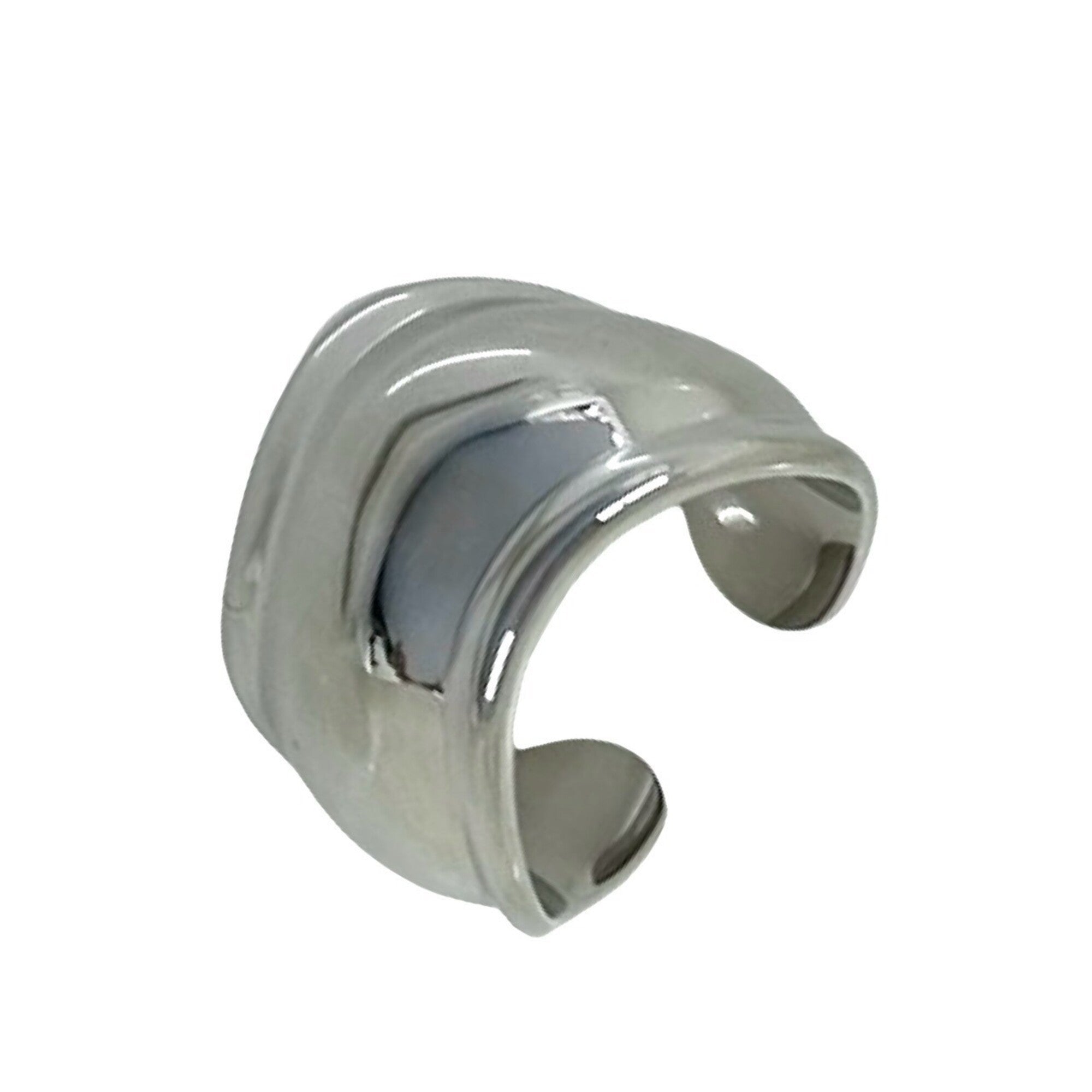 Tiffany Silver Silver 925 Band Ring (Pre-Owned)