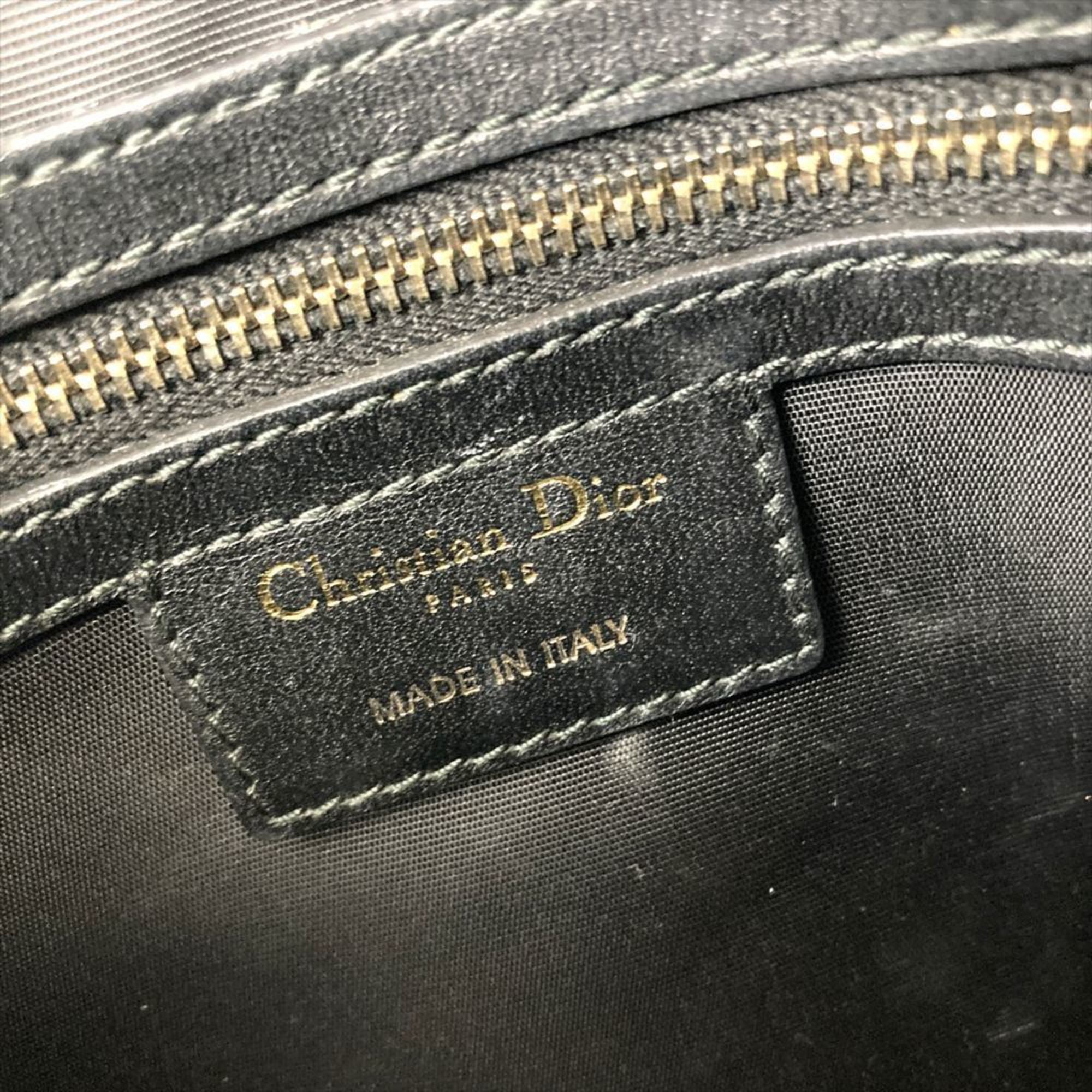 Christian Dior Black Leather Handbag (Pre-Owned)
