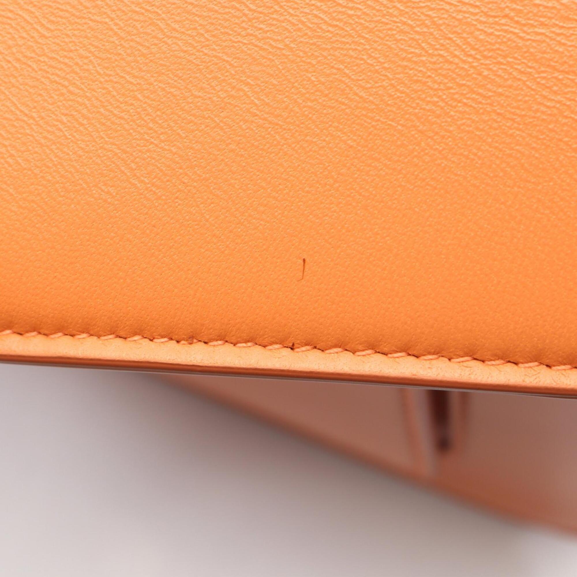 Bvlgari Orange Leather Handbag (Pre-Owned)