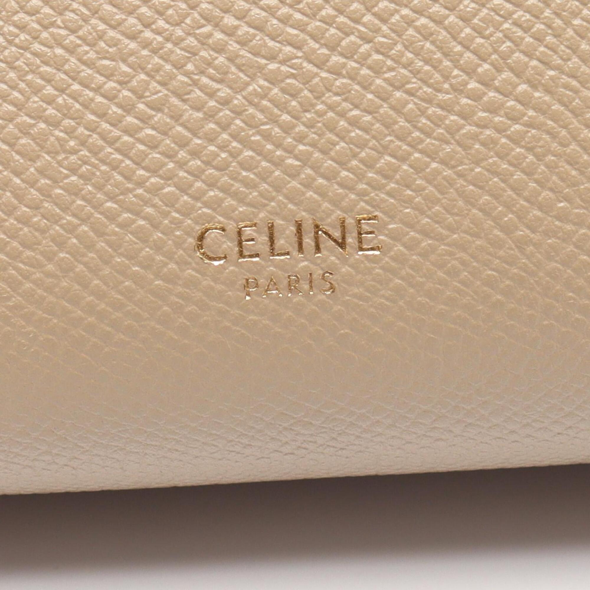 Celine Beige Leather Handbag (Pre-Owned)