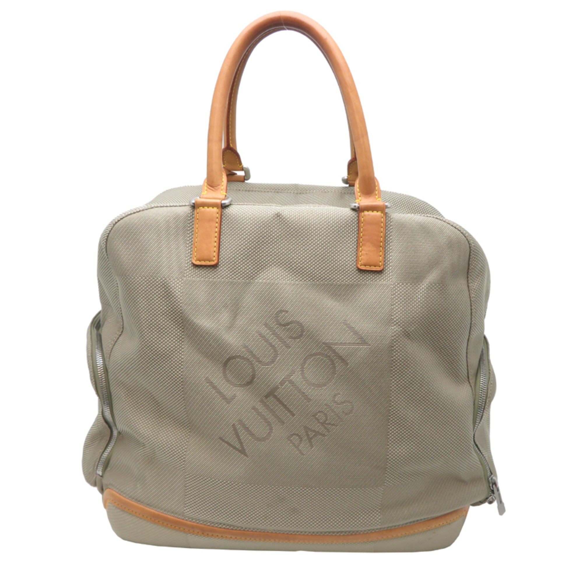 Louis Vuitton Sable Canvas Damier Geant Boston Bag (Pre-Owned)