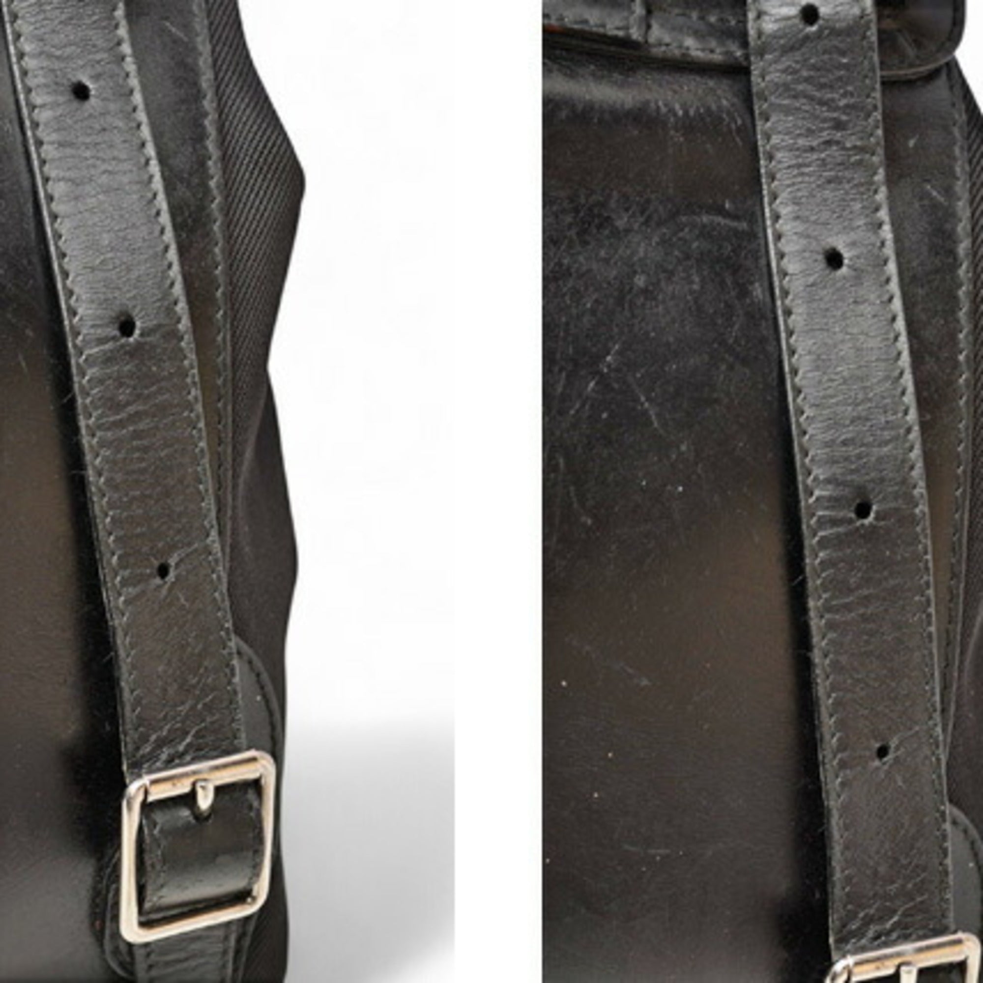 Gucci Black Leather Backpack (Pre-Owned)