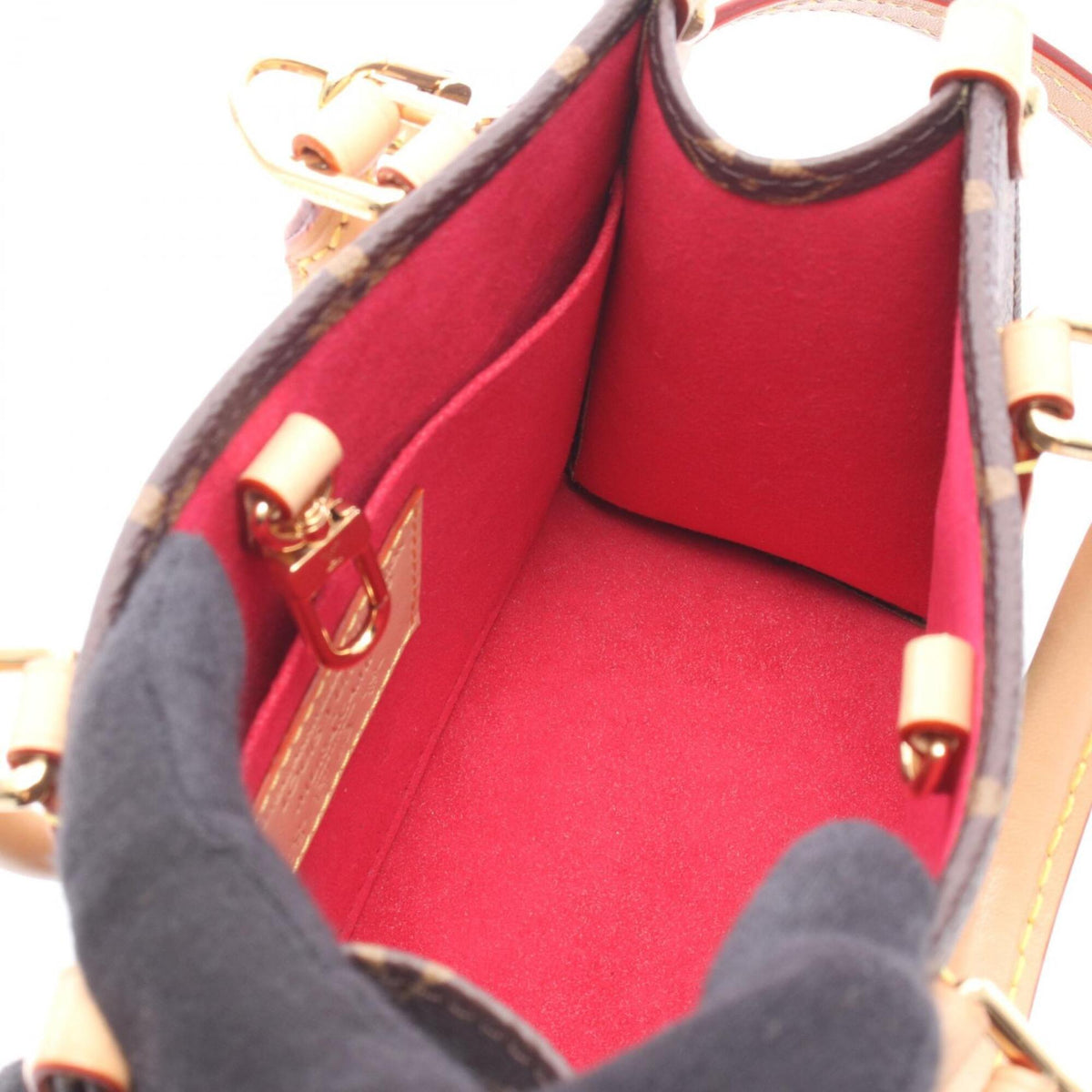 Louis Vuitton Brown Monogram Pvc Coated Canvas Leather Handbag (Pre-Owned)
