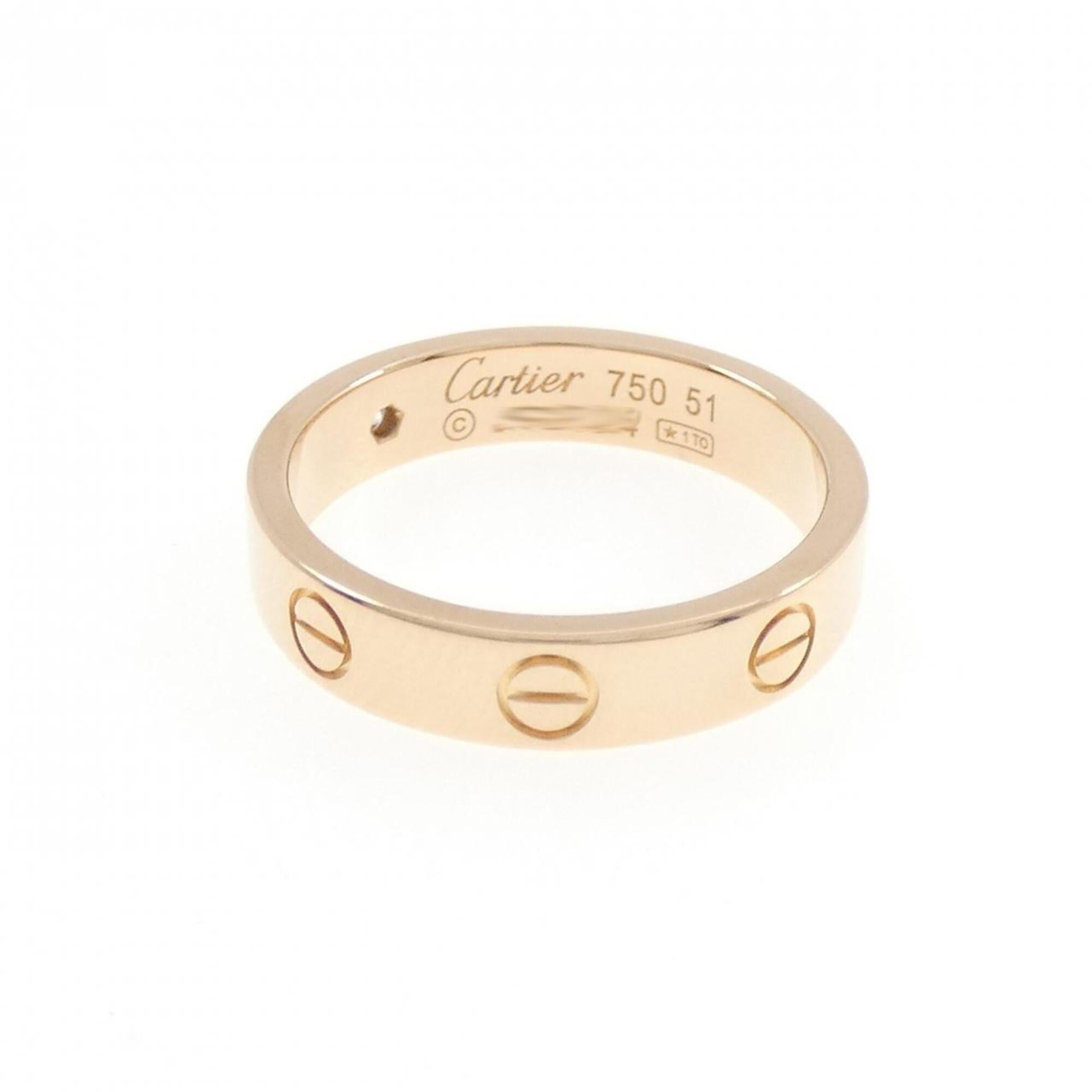 Cartier Love Pink Gold (18K) Band Ring (Pre-Owned)